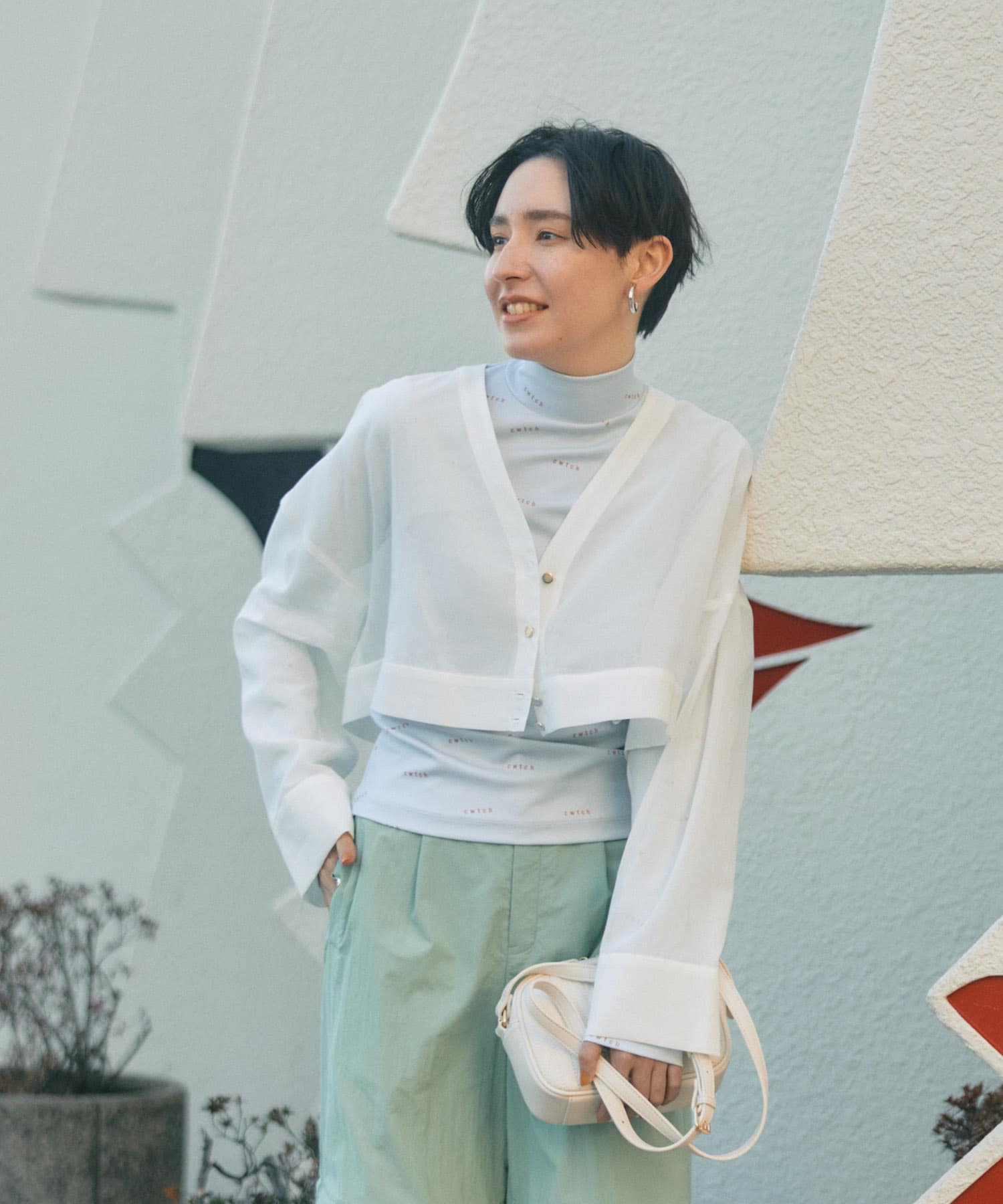 身長：170cm サイズ：one