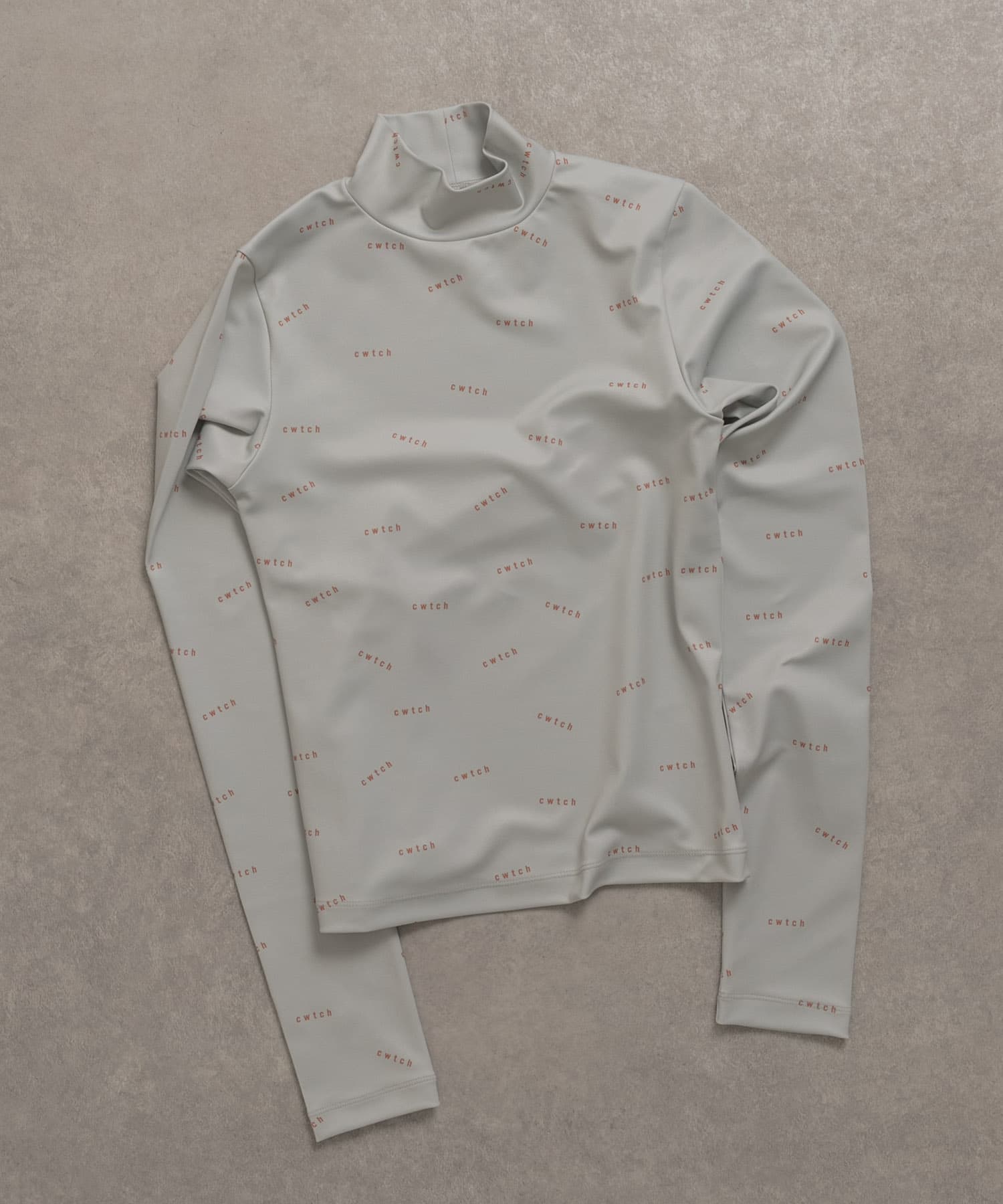 cwtch　all-over LONG-SLEEVE Top L.GRAY one