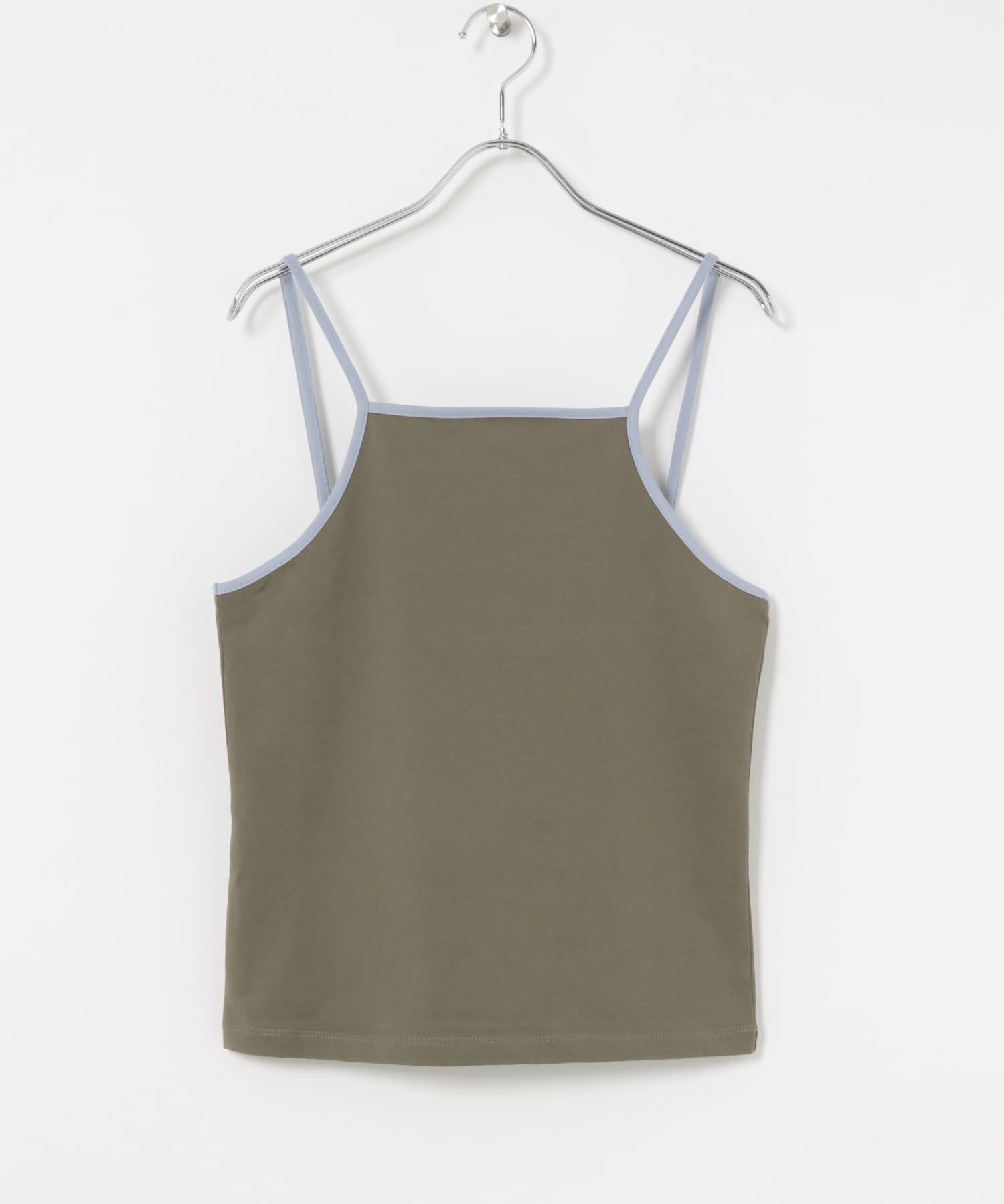 cwtch　ORGANIC CT BICOLOR CAMISOLE CHARCOAL one