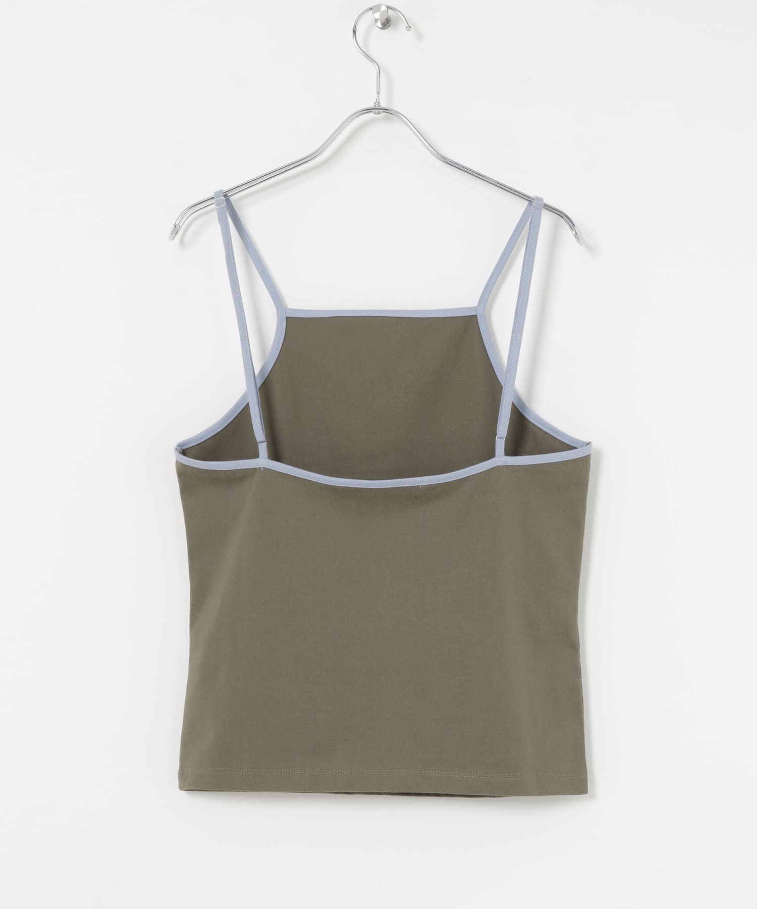 cwtch　ORGANIC CT BICOLOR CAMISOLE CHARCOAL one