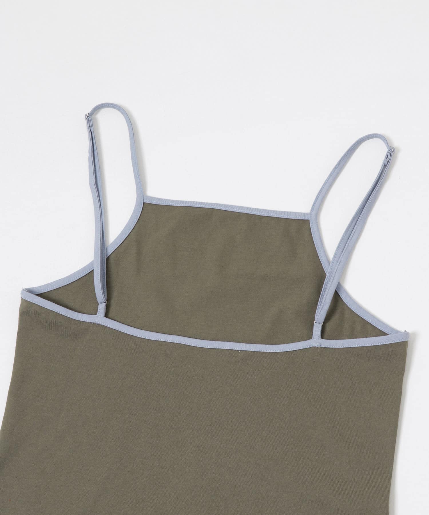 cwtch　ORGANIC CT BICOLOR CAMISOLE CHARCOAL one