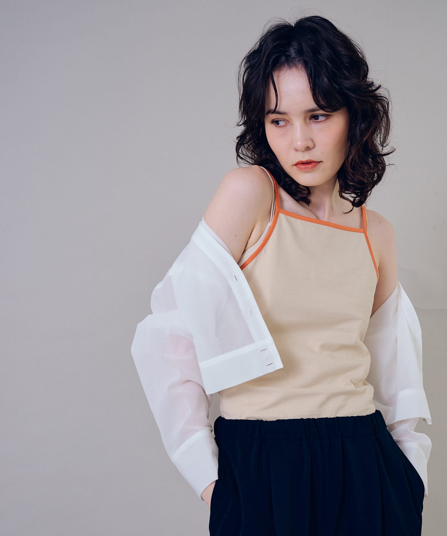 身長：173cm サイズ：one