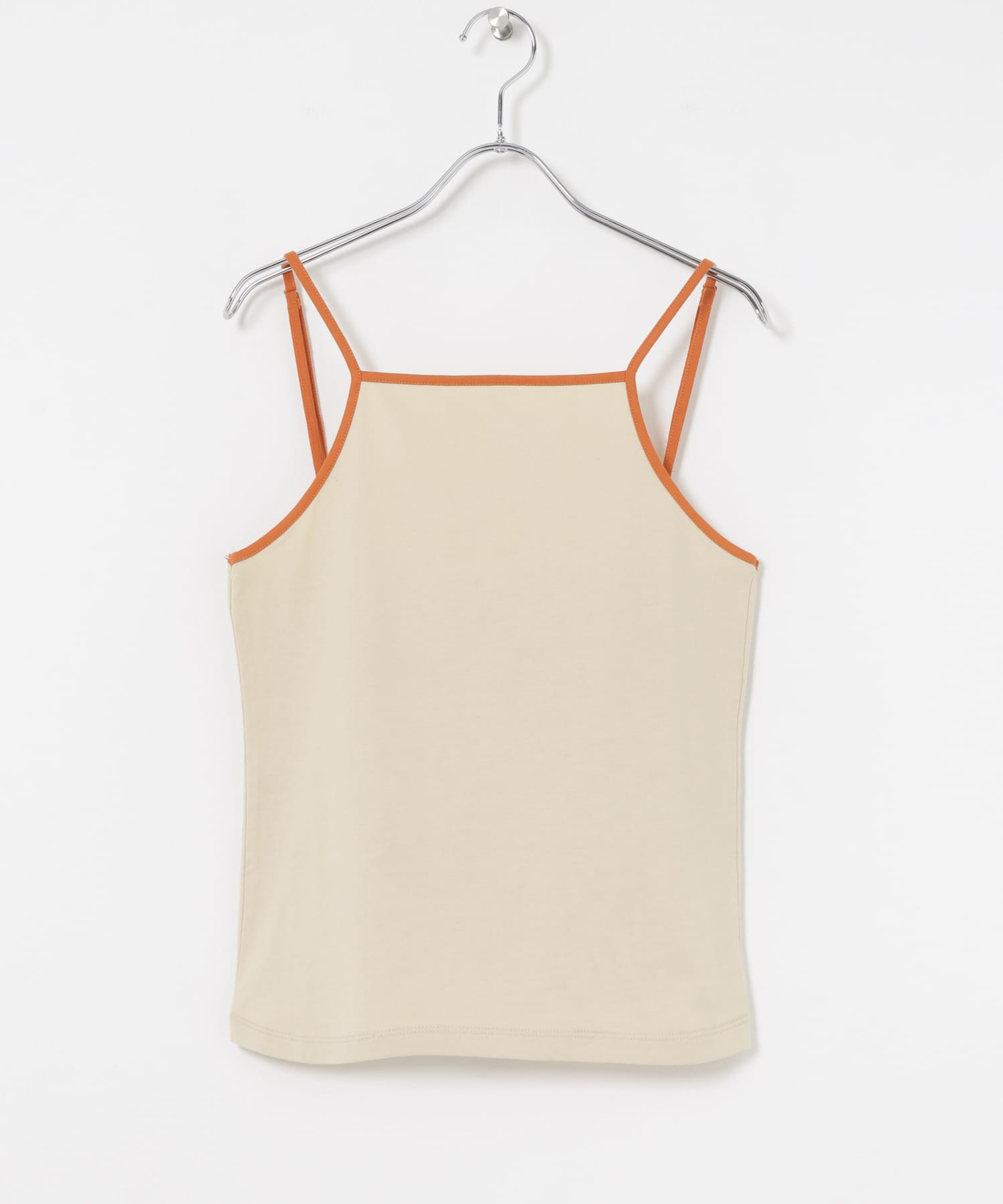 cwtch　ORGANIC CT BICOLOR CAMISOLE BEIGE one