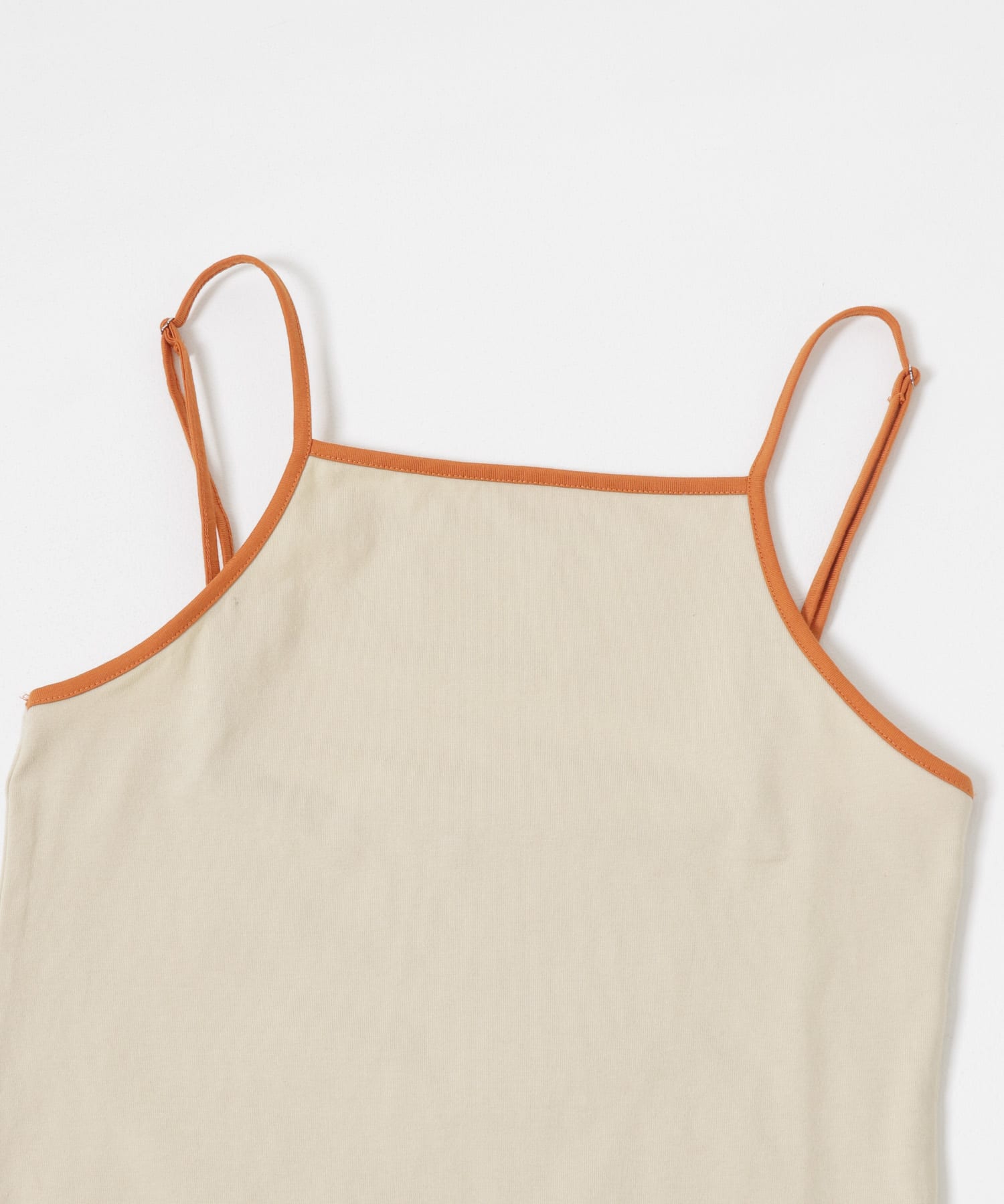 cwtch　ORGANIC CT BICOLOR CAMISOLE BEIGE one