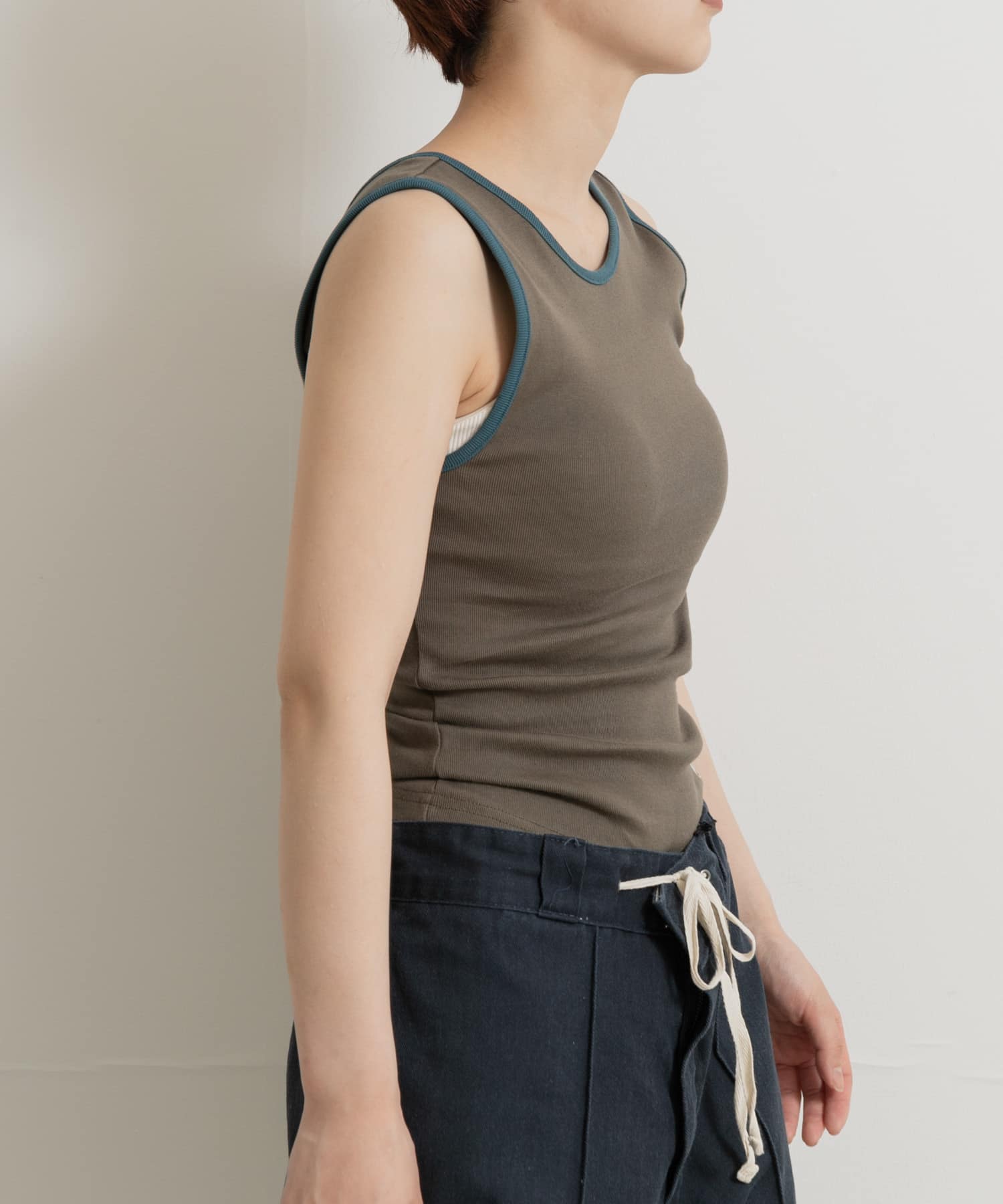 PARKS PROJECT　2way Bicolor Tank×PARKS