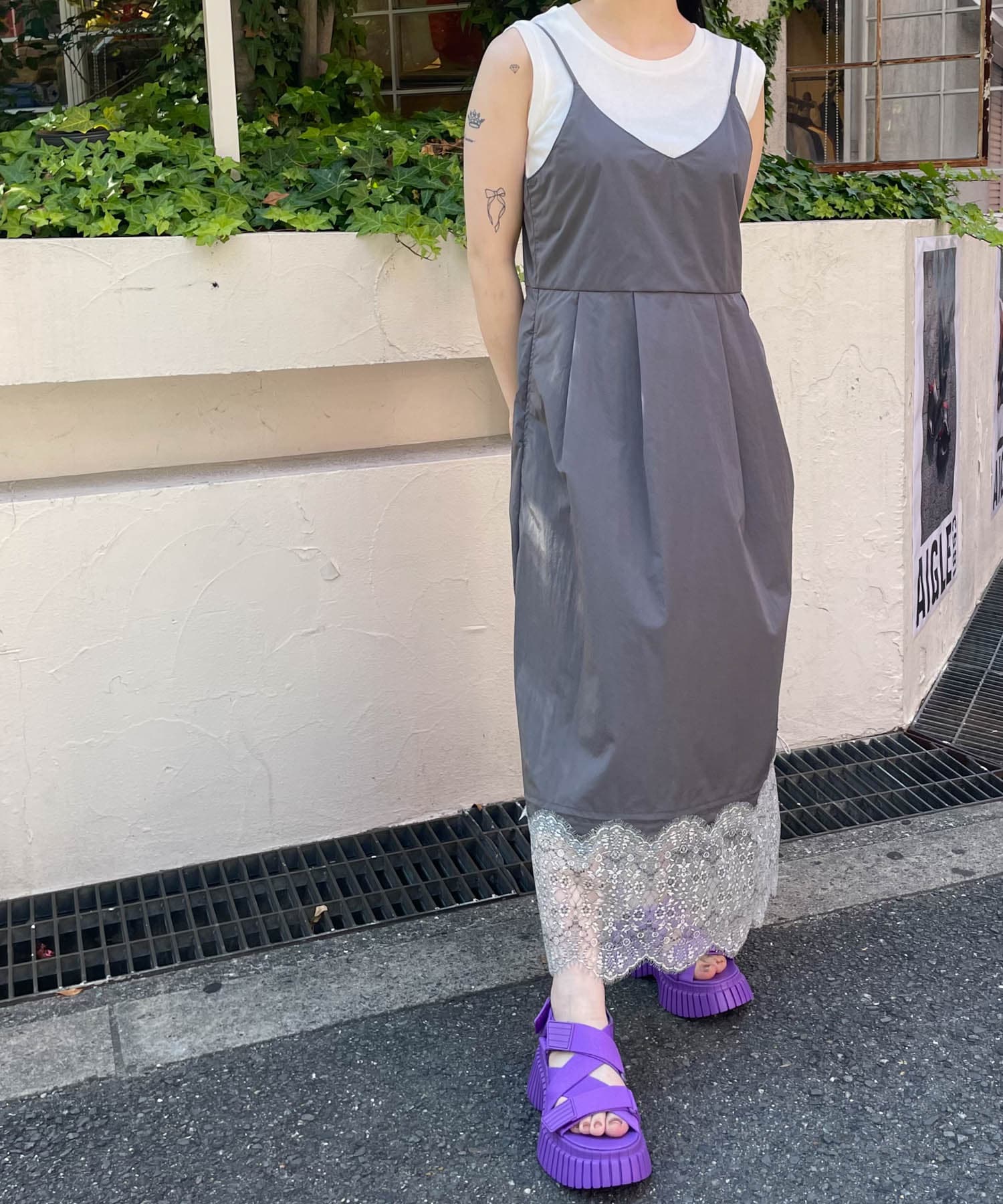 身長：156cm サイズ：one