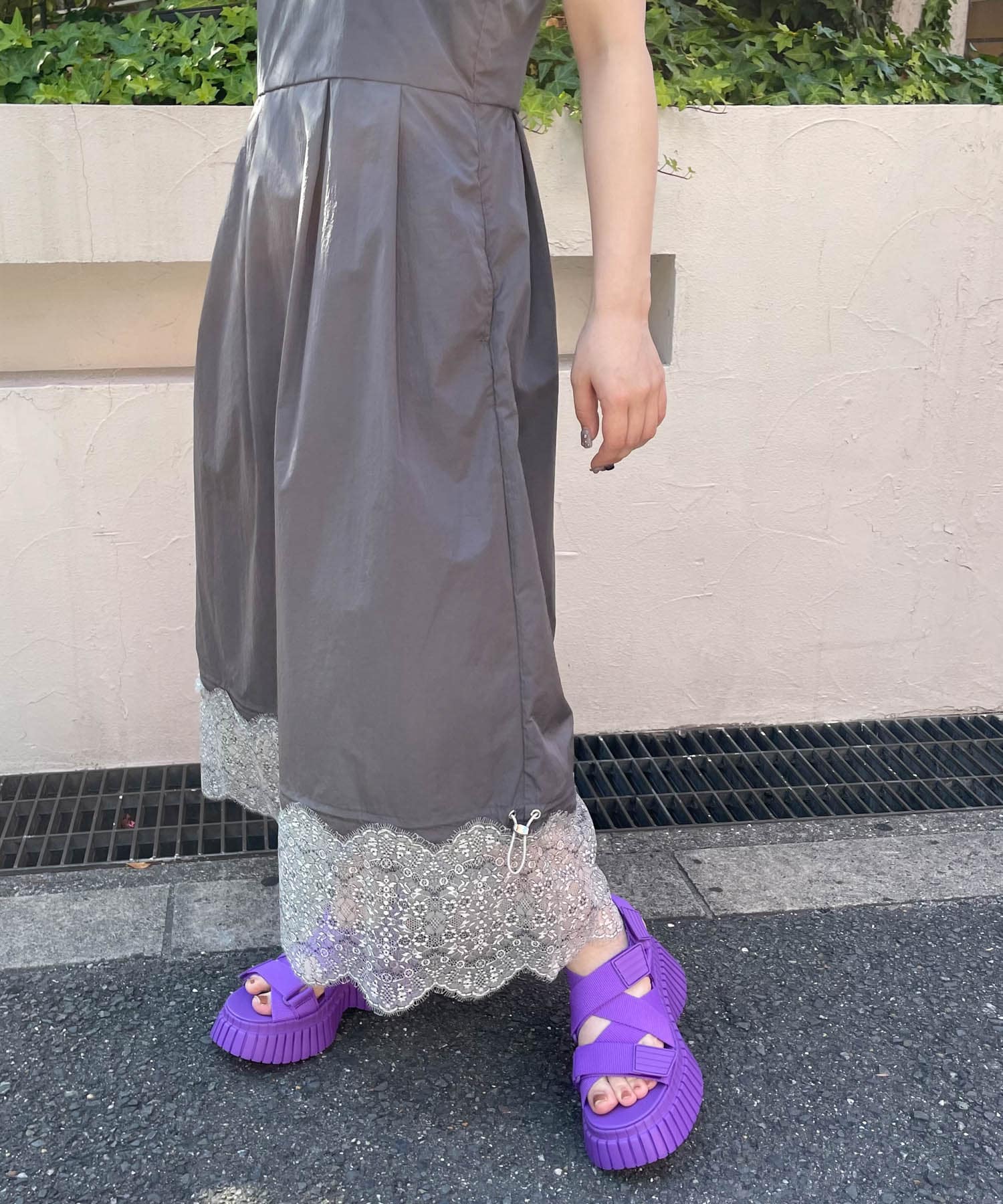 身長：156cm サイズ：one