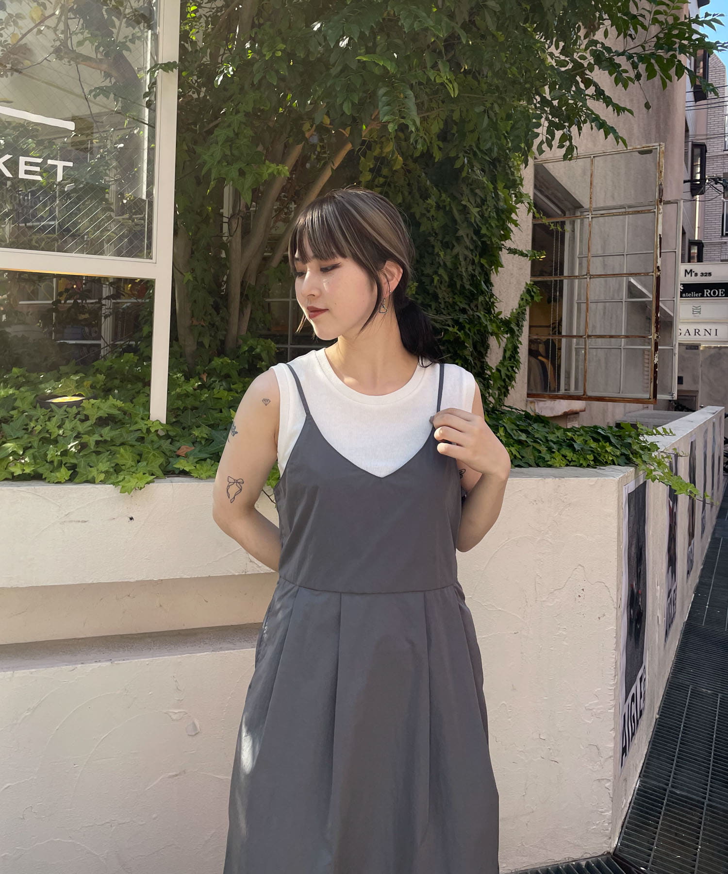 身長：156cm サイズ：one