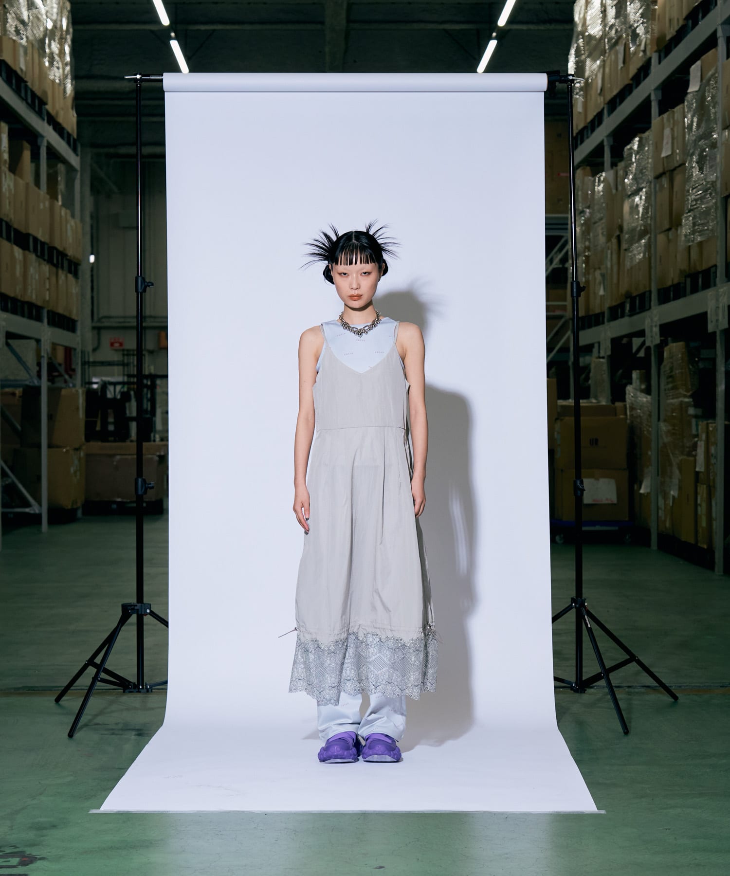 cwtch RE-MULTI LACE DRESS(one GREIGE): ワンピース｜URBAN RESEARCH