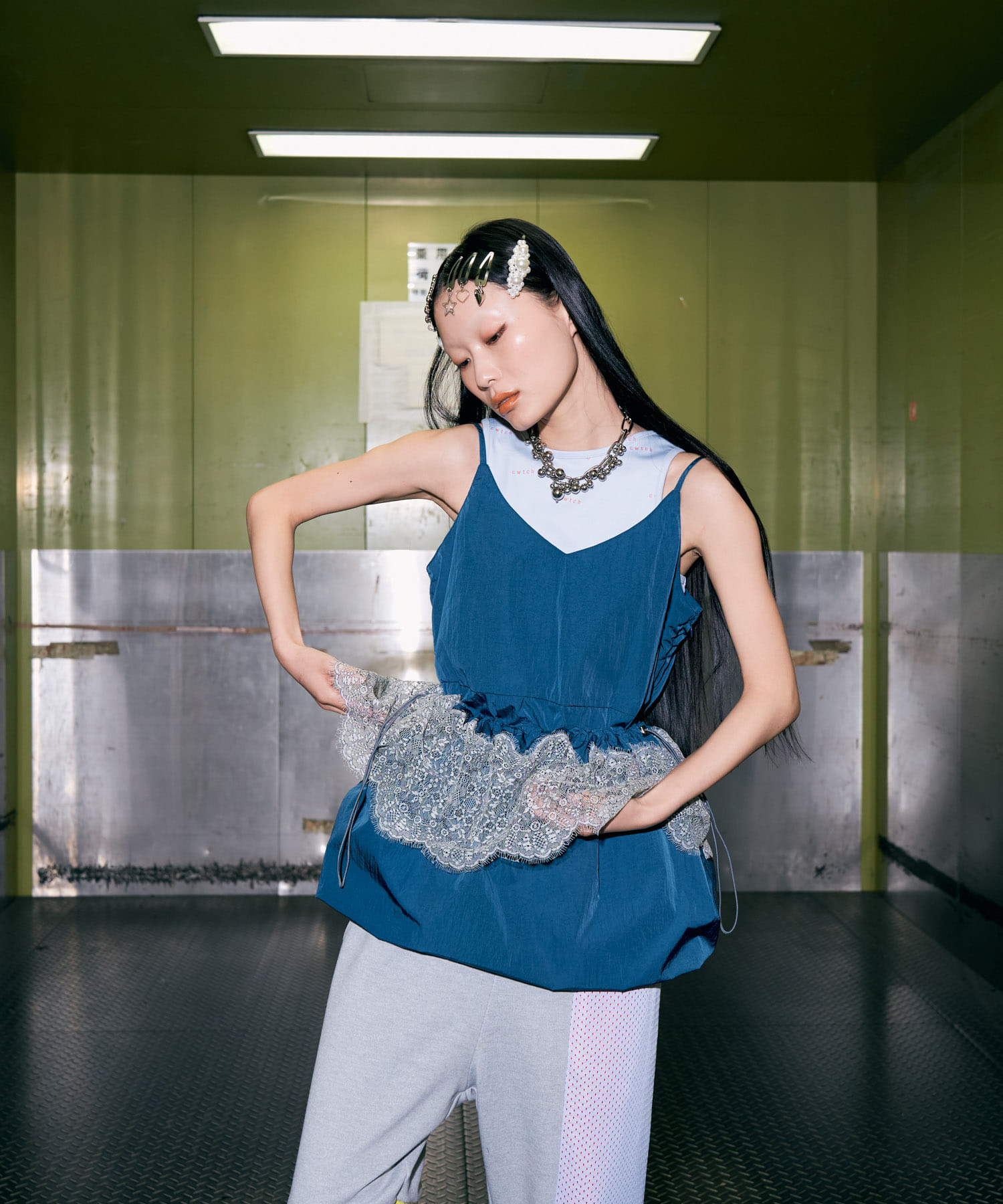 身長：164cm サイズ：one