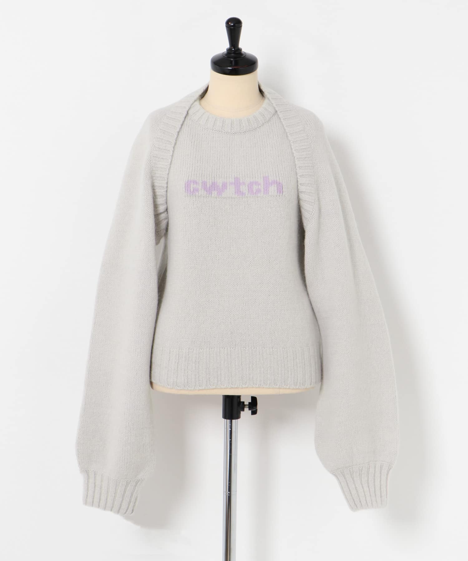 cwtch　Layered cwtch knit IVORY FREE