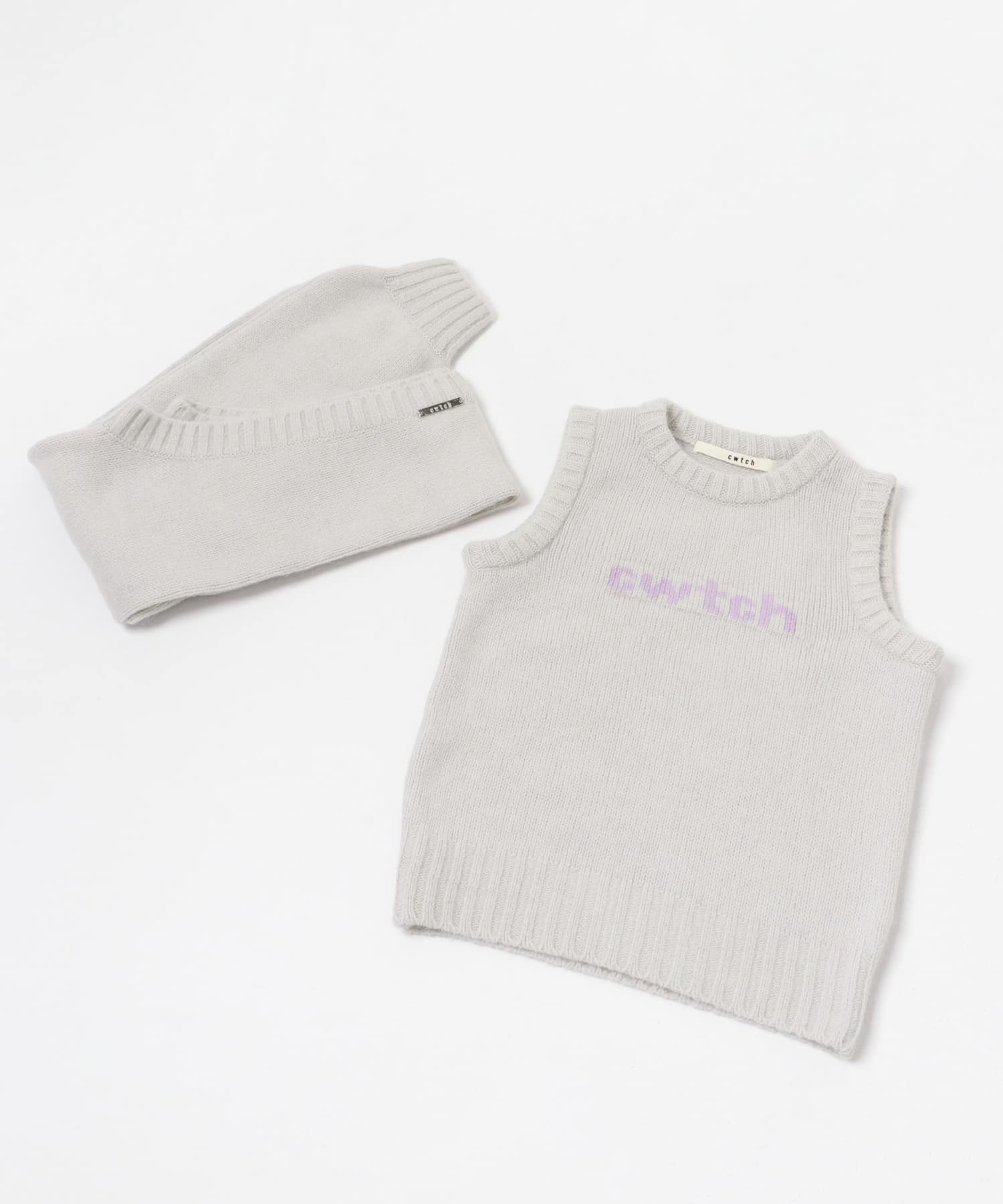 cwtch　Layered cwtch knit IVORY FREE