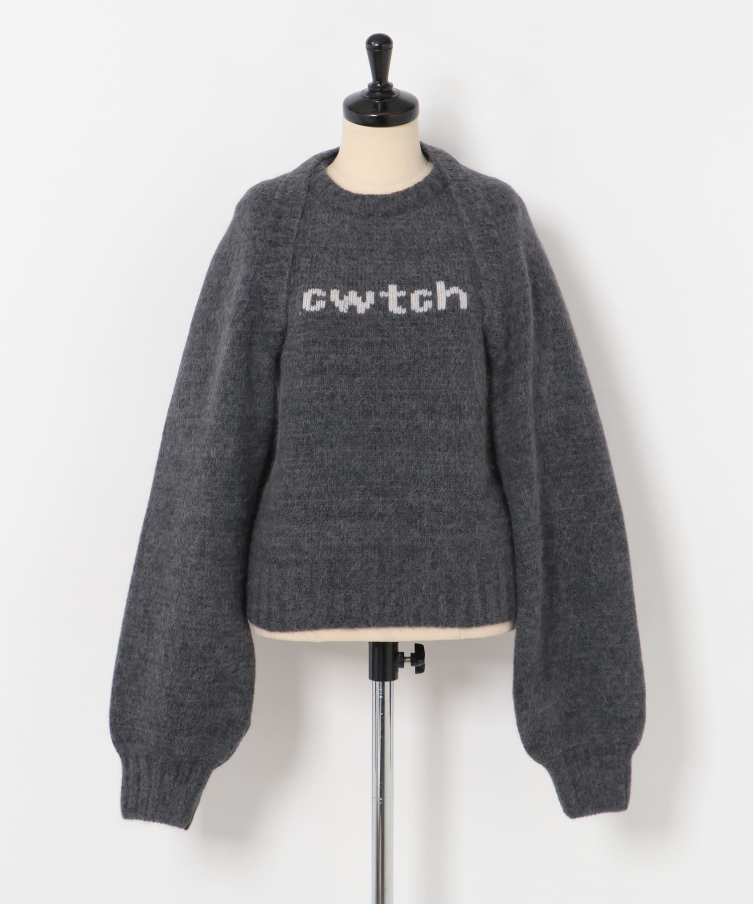 cwtch　Layered cwtch knit GRAY FREE