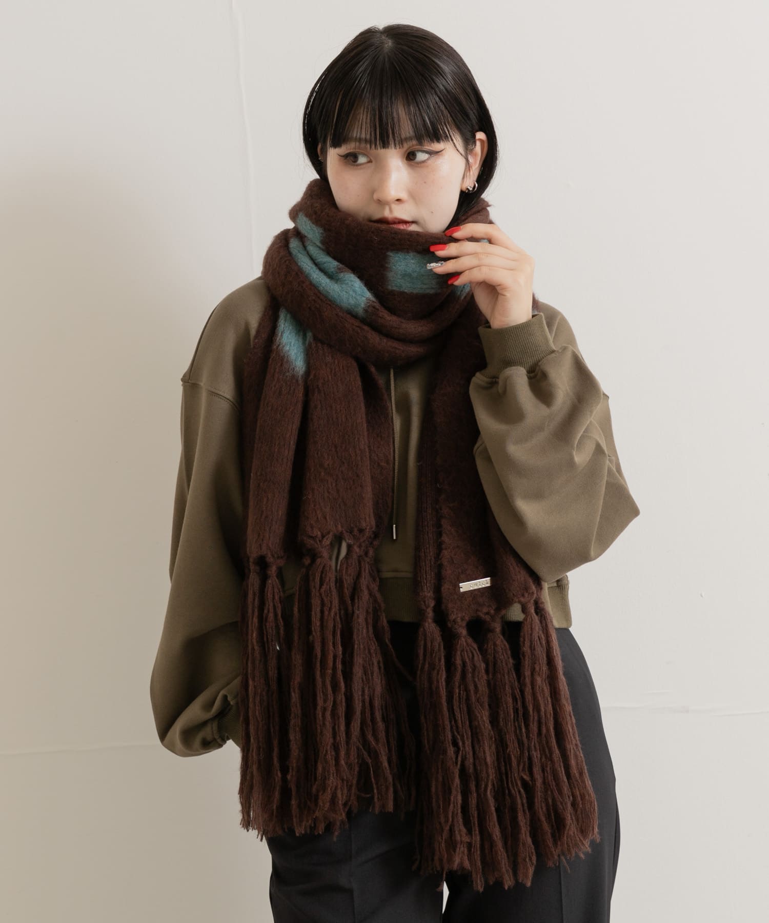 cwtch RWS Wool fringe Scarf(FREE BROWN): ファッション雑貨｜URBAN