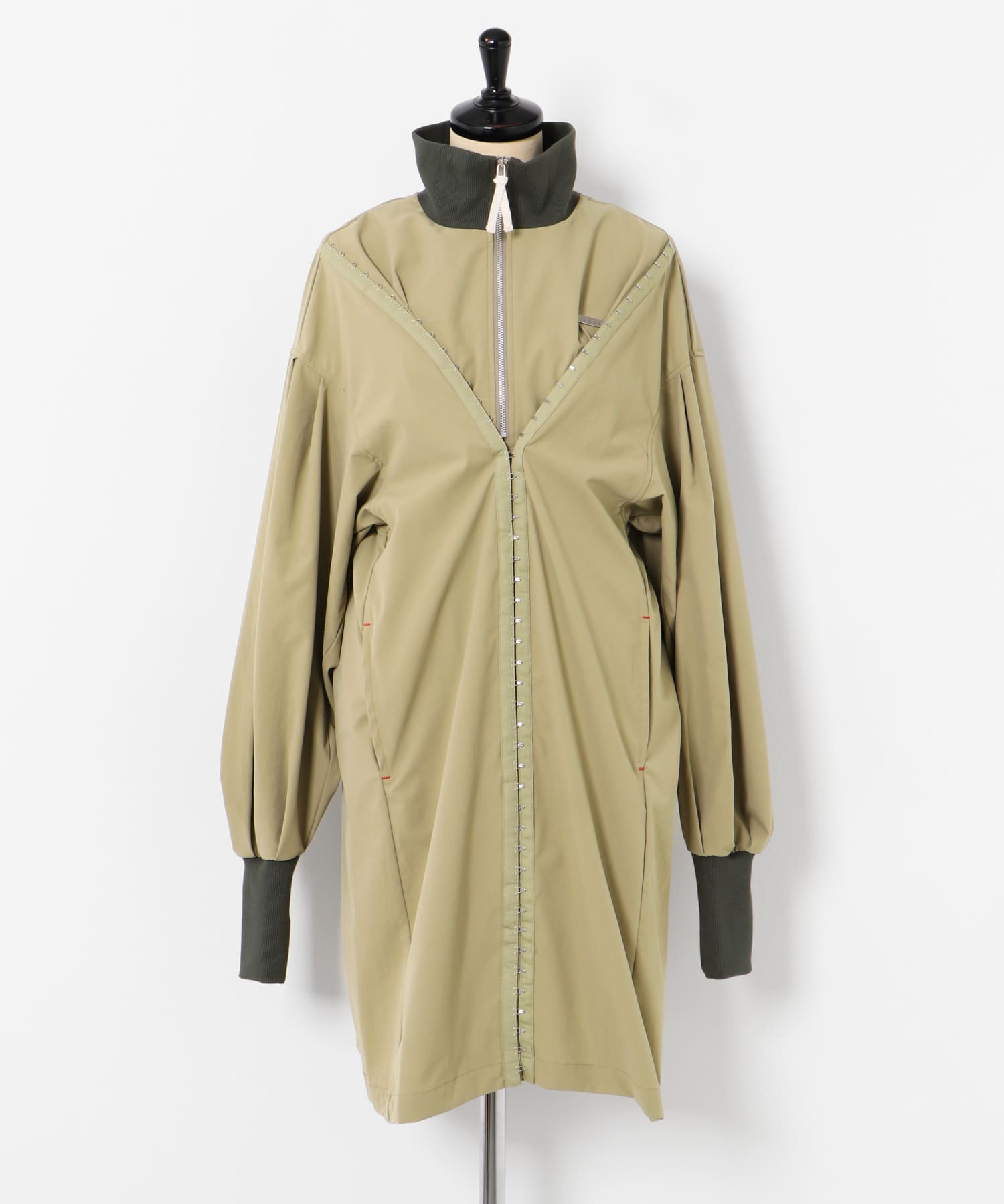 cwtch　Harfzip tunic L.KHAKI FREE