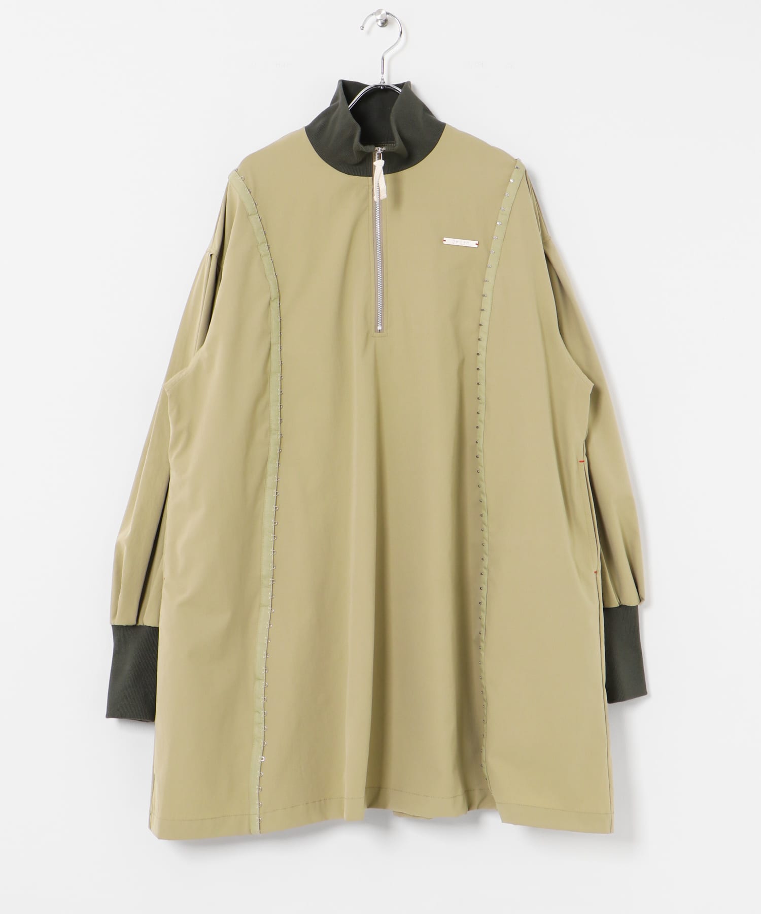 cwtch　Harfzip tunic L.KHAKI FREE