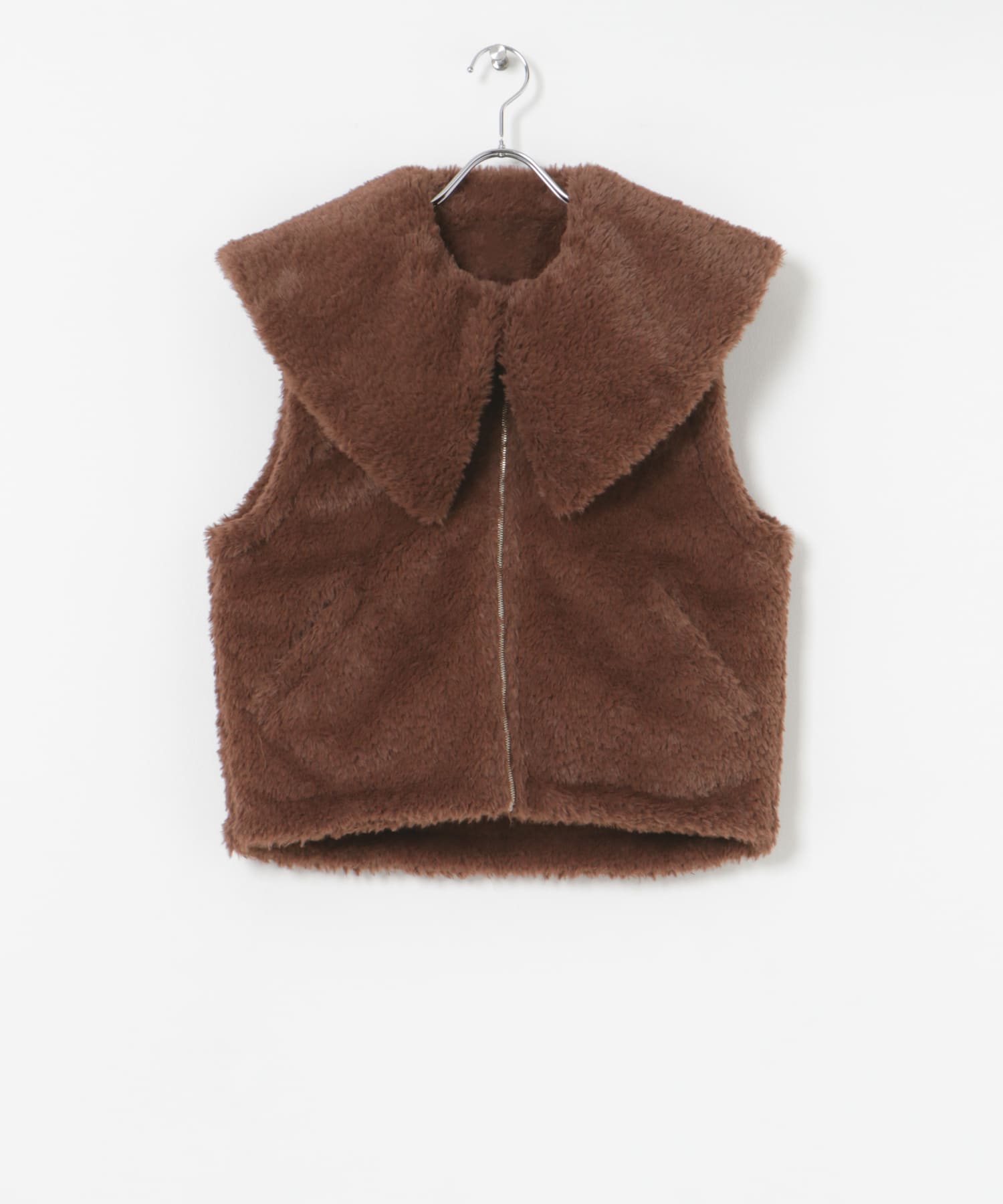 cwtch　Bigcollar layered down KHAKI FREE
