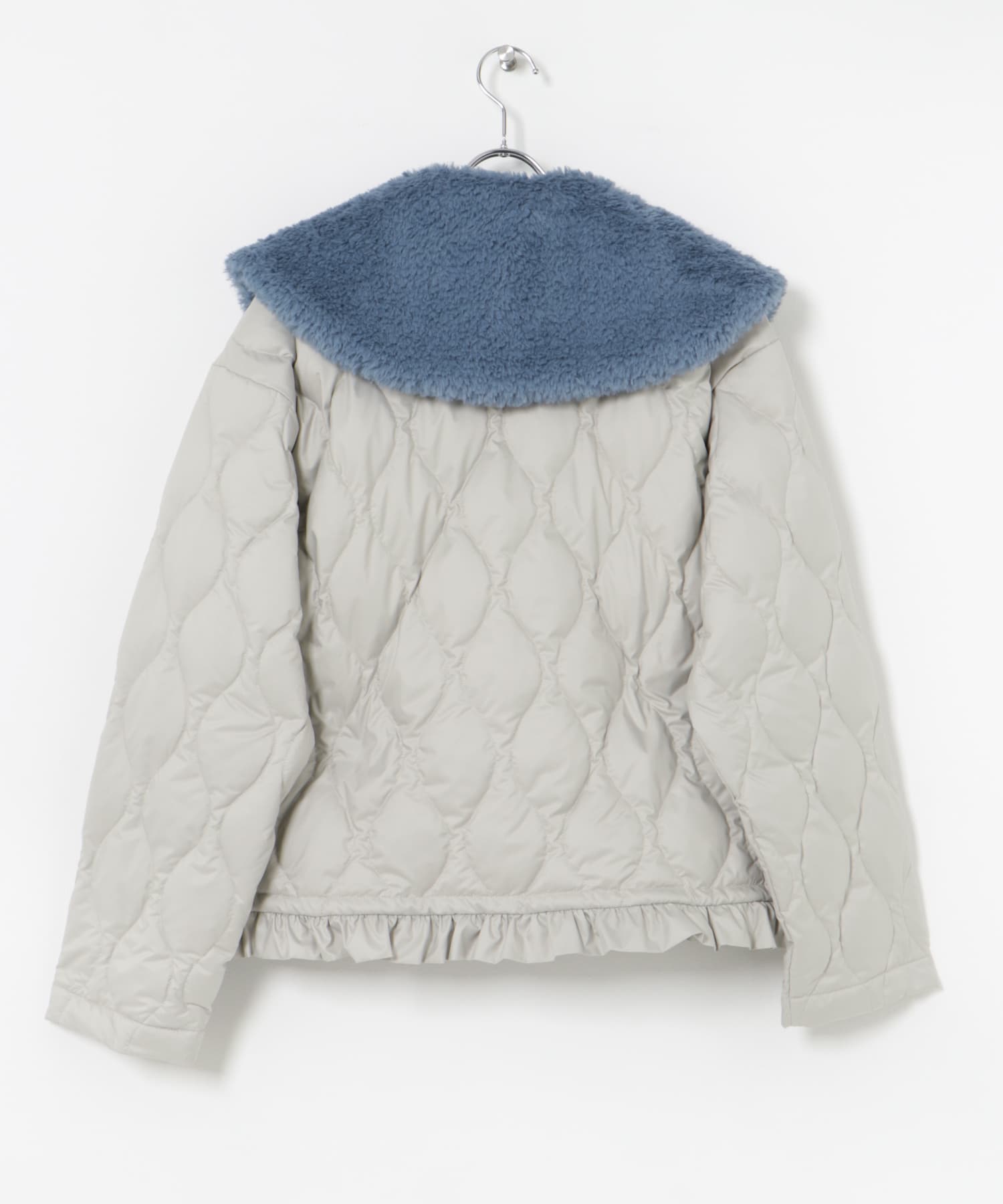 cwtch　Bigcollar layered down L.GRY FREE