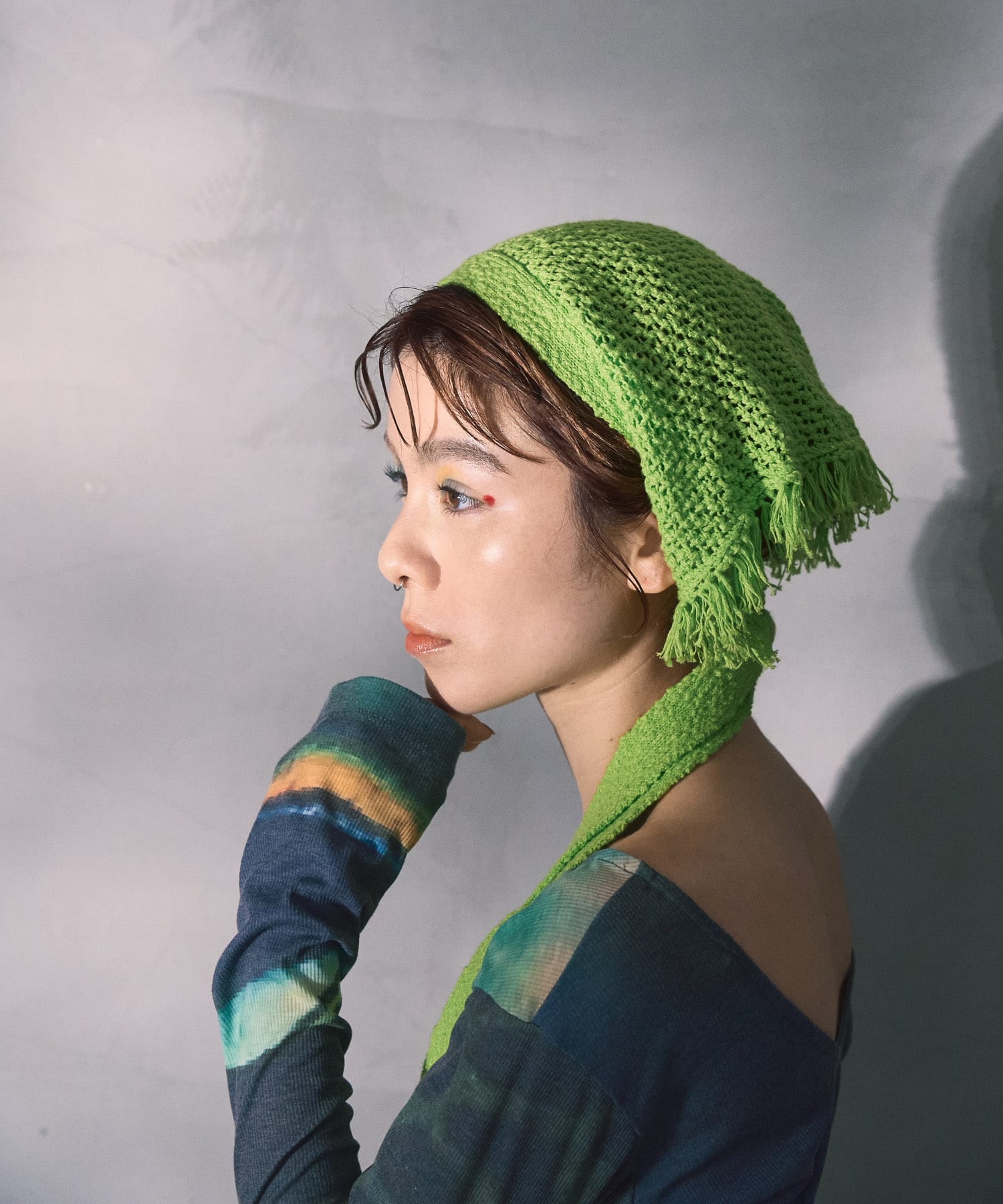 cwtch　KNIT BABUSHKA LIME FREE