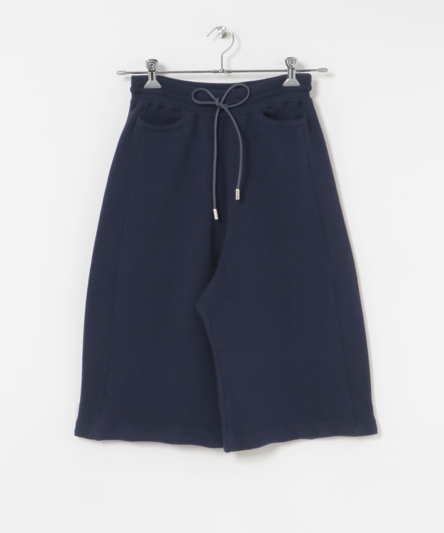cwtch　COTTON KNIT 2WAY PANTS NAVY FREE