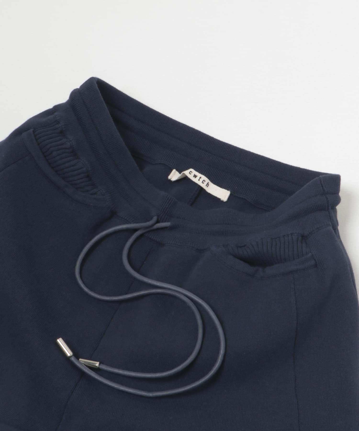 cwtch　COTTON KNIT 2WAY PANTS NAVY FREE