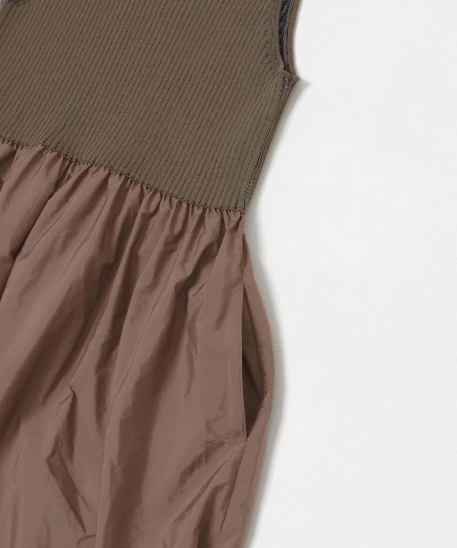 cwtch　MULTIWAY KNIT TUNIC BROWN FREE