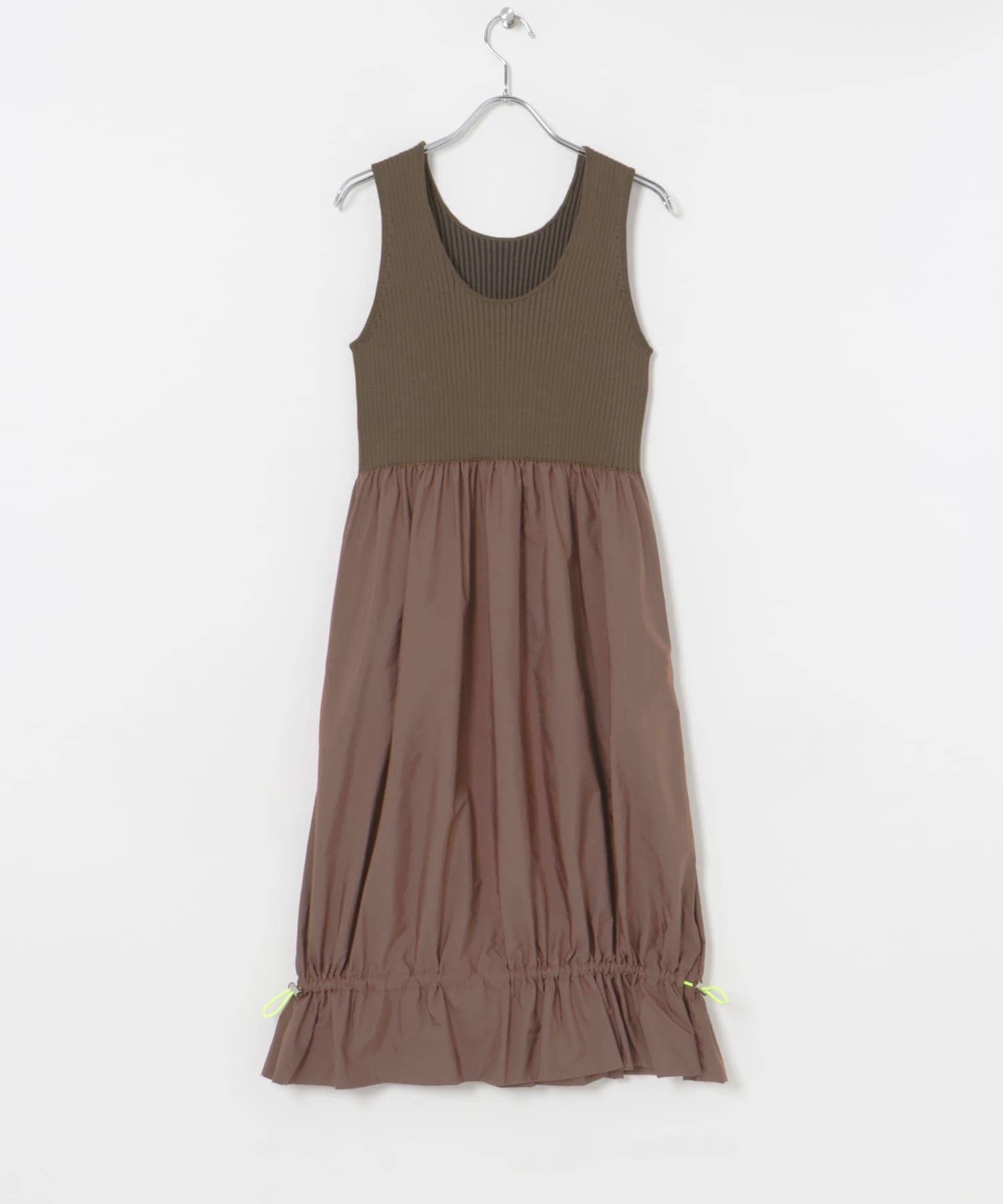 cwtch　MULTIWAY KNIT TUNIC BROWN FREE