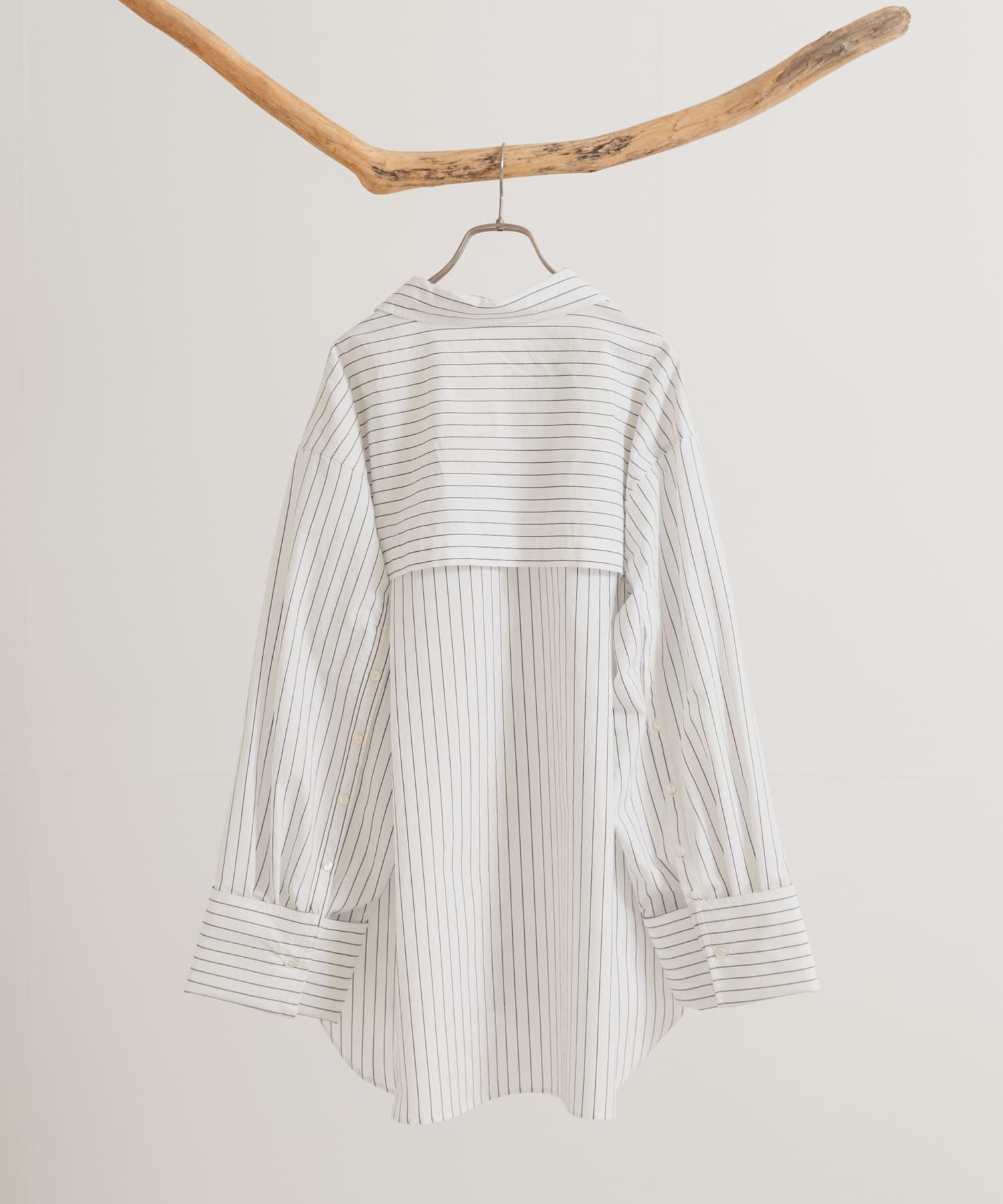 cwtch　MULTIWAY WIDE SHIRTS WHITE FREE