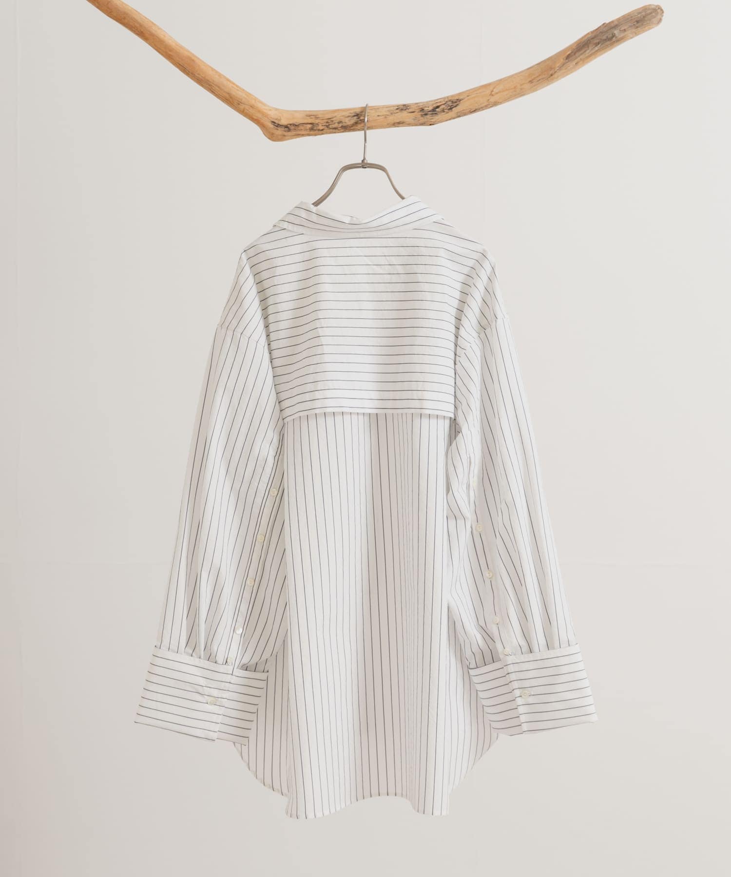 cwtch　MULTIWAY WIDE SHIRTS WHITE FREE