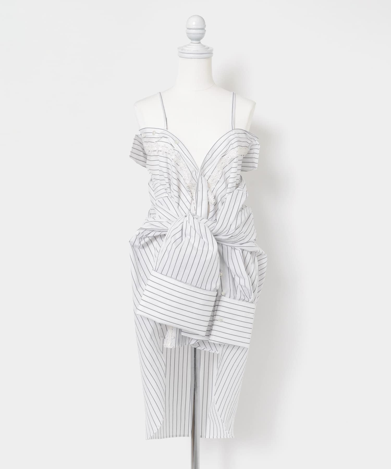 cwtch　MULTIWAY WIDE SHIRTS WHITE FREE