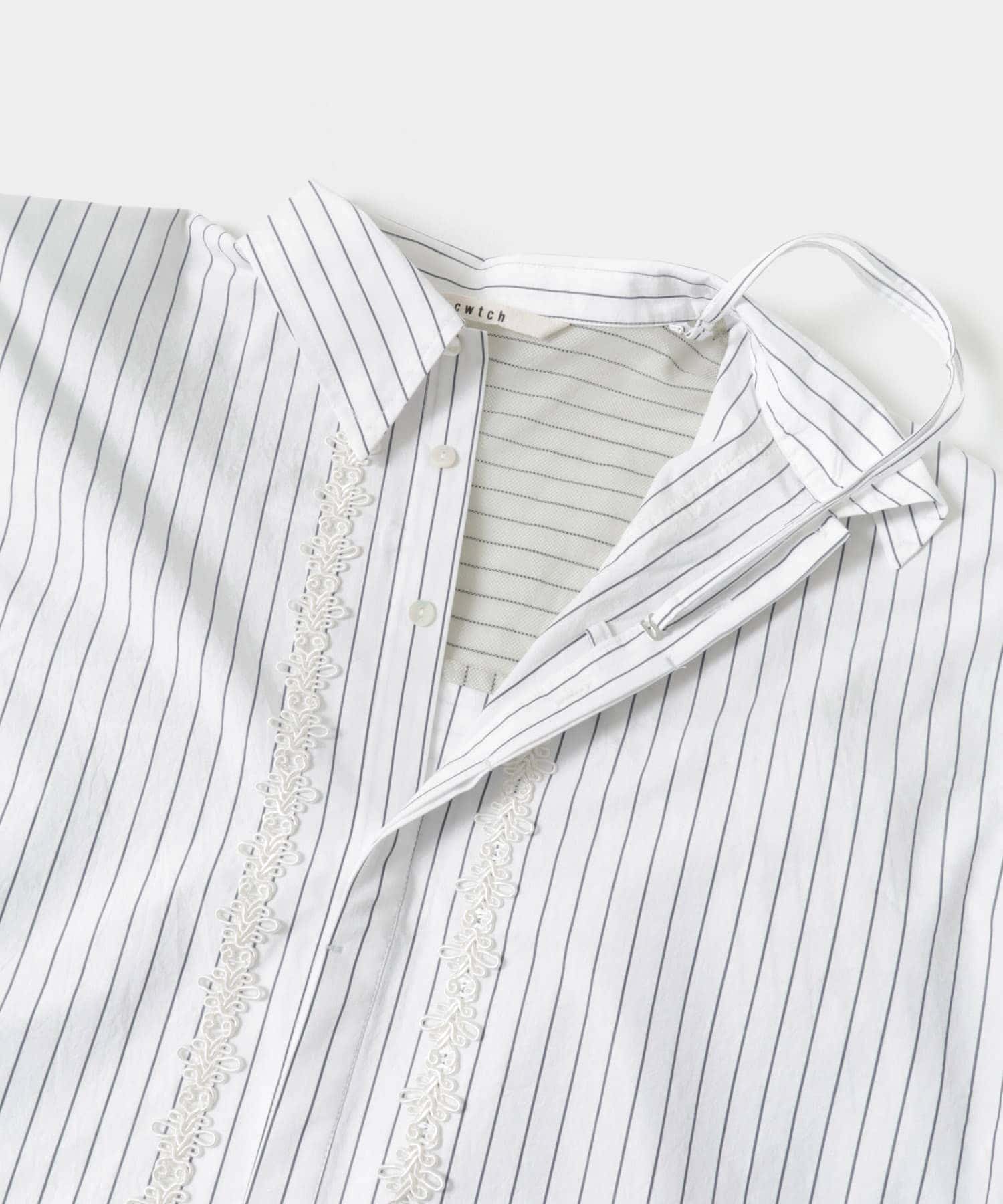 cwtch　MULTIWAY WIDE SHIRTS WHITE FREE