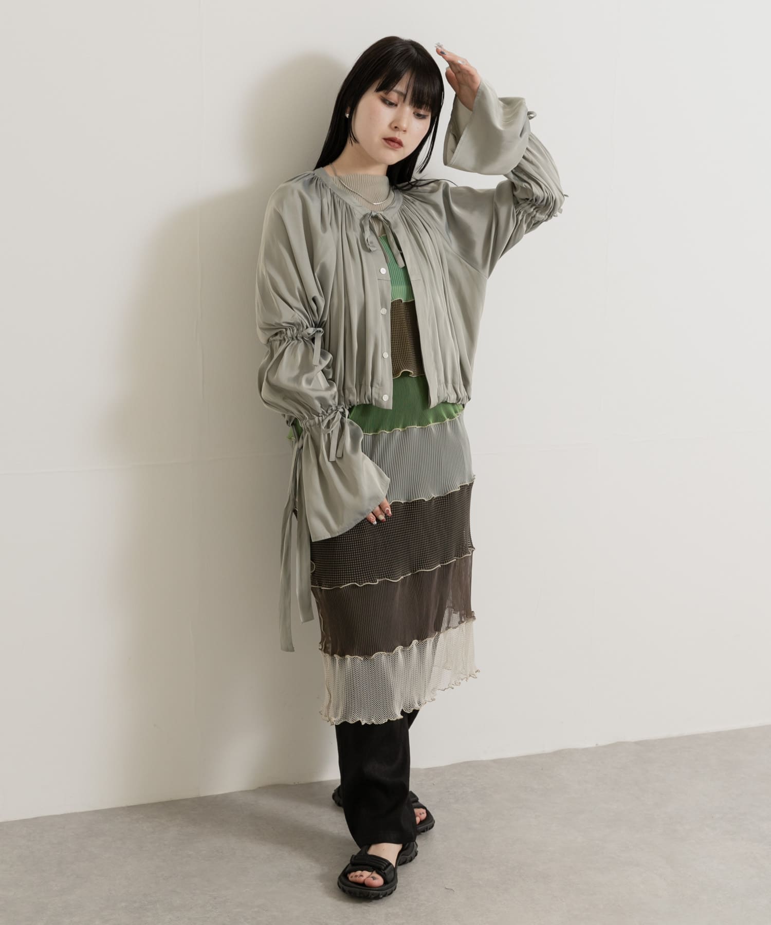 身長：156cm サイズ：FREE