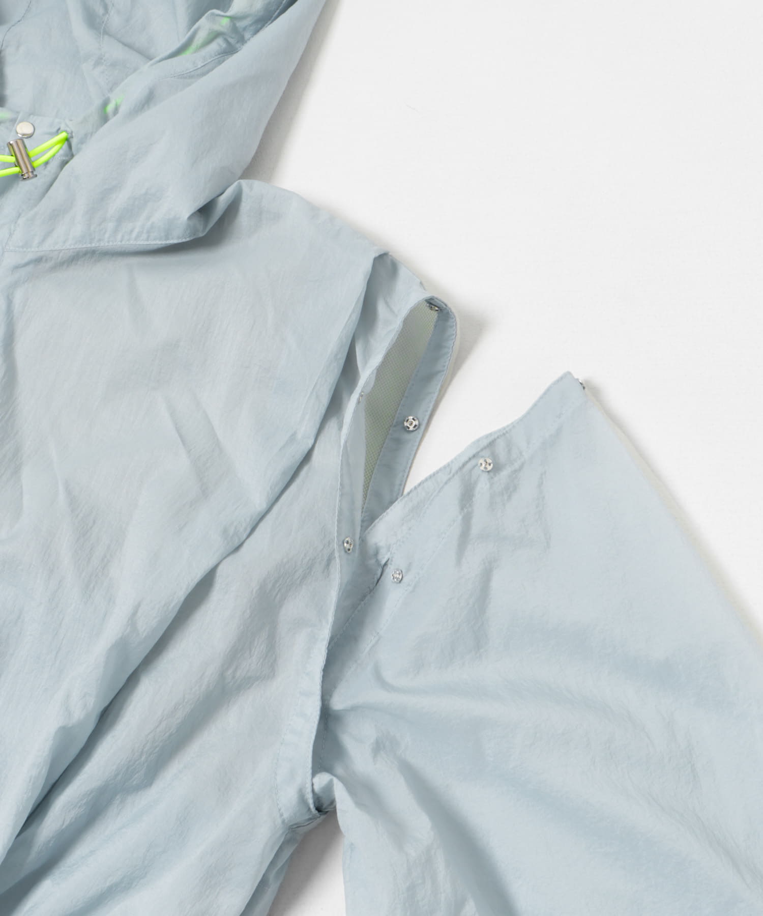cwtch　2WAY SHEER BLOUSON L.BLUE FREE