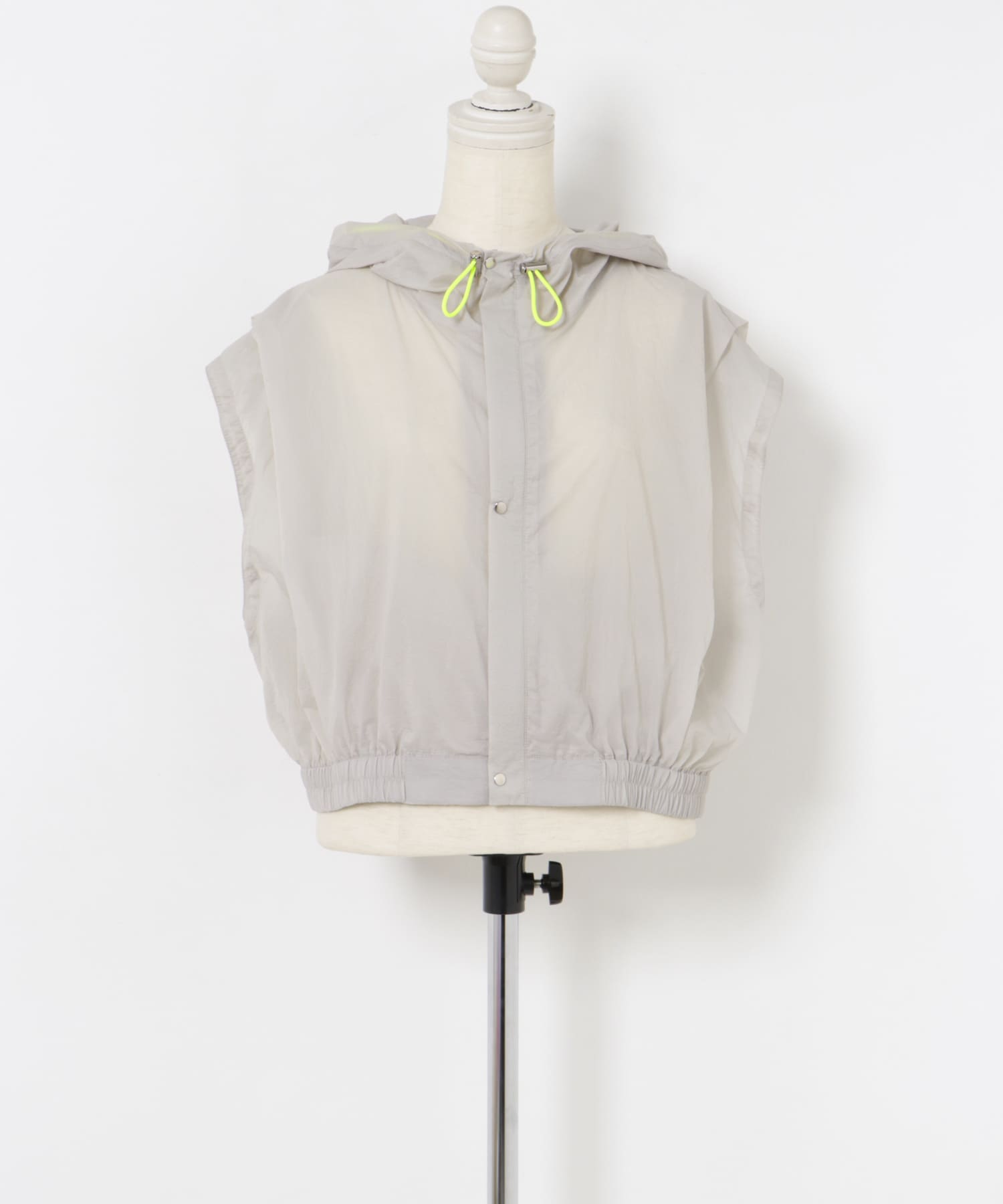 cwtch　2WAY SHEER BLOUSON L.GRAY FREE