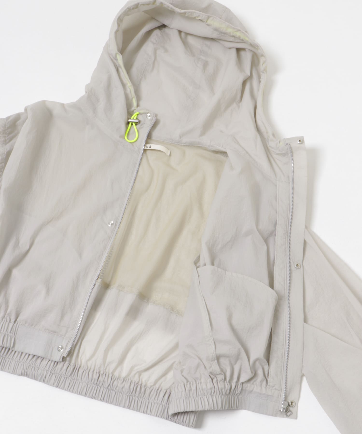 cwtch　2WAY SHEER BLOUSON L.GRAY FREE