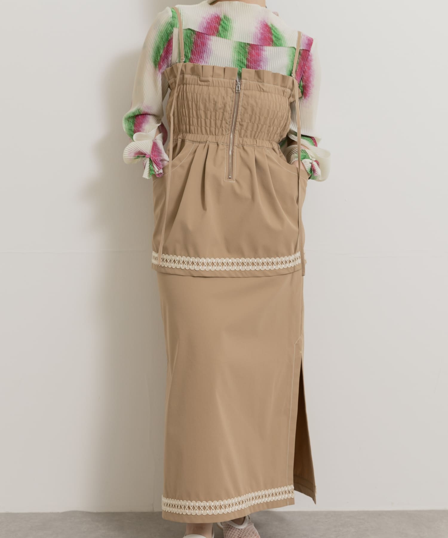 cwtch　MULTI LAYERED TIGHT SKIRT