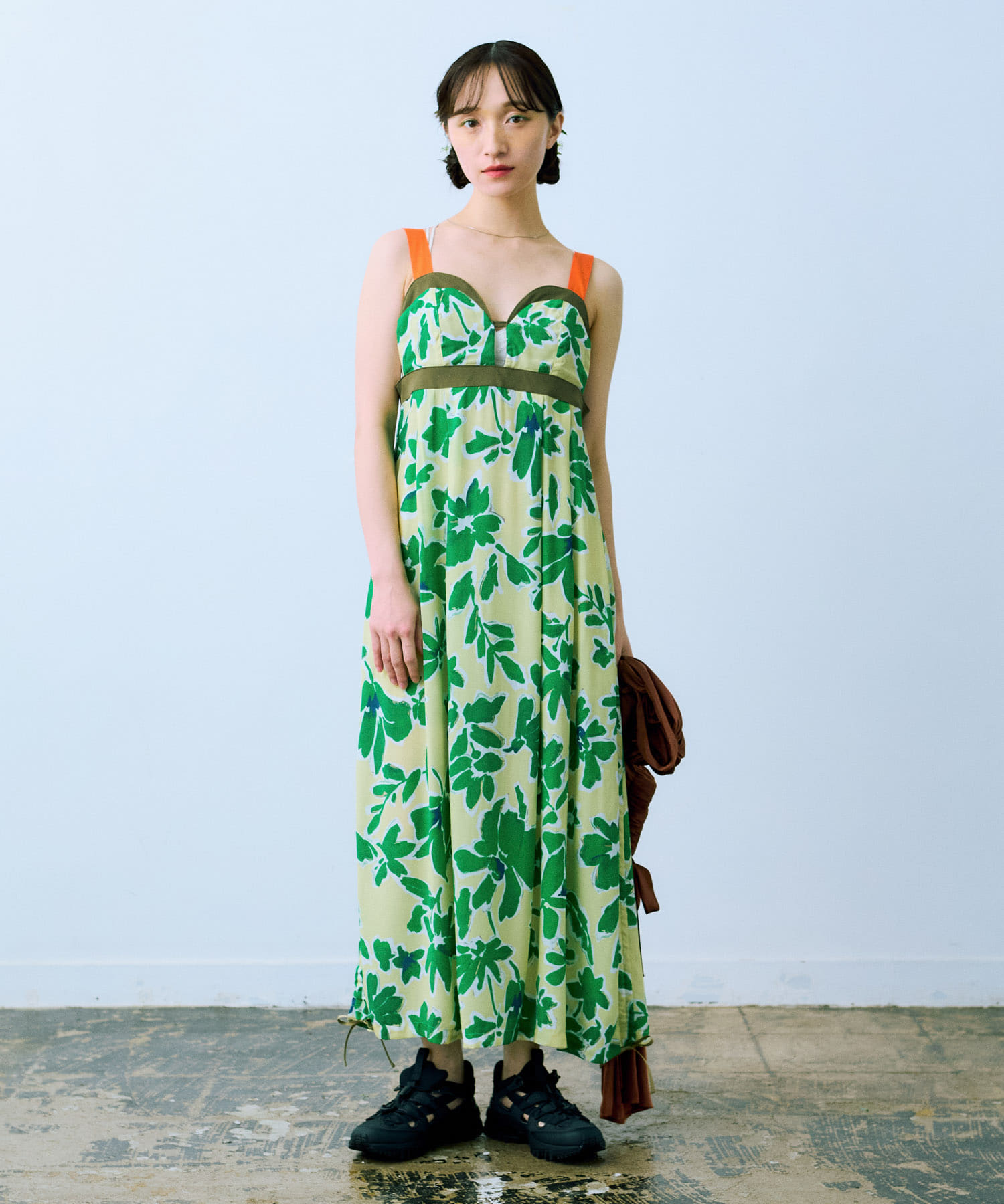 cwtch DRAWSTRING FLOWER DRESS(FREE YELLOW): ワンピース｜URBAN