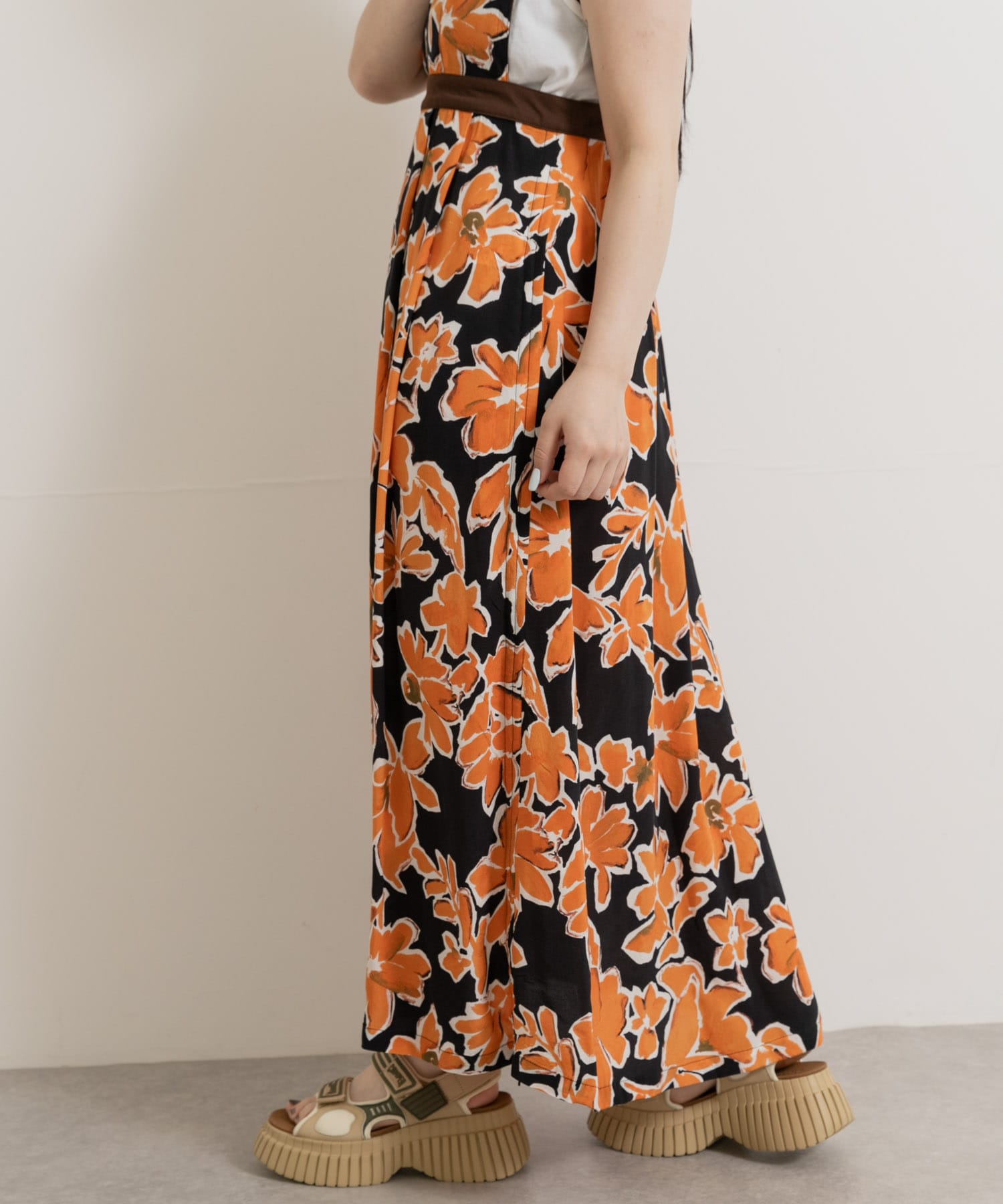 cwtch DRAWSTRING FLOWER DRESS(FREE YELLOW): ワンピース｜URBAN