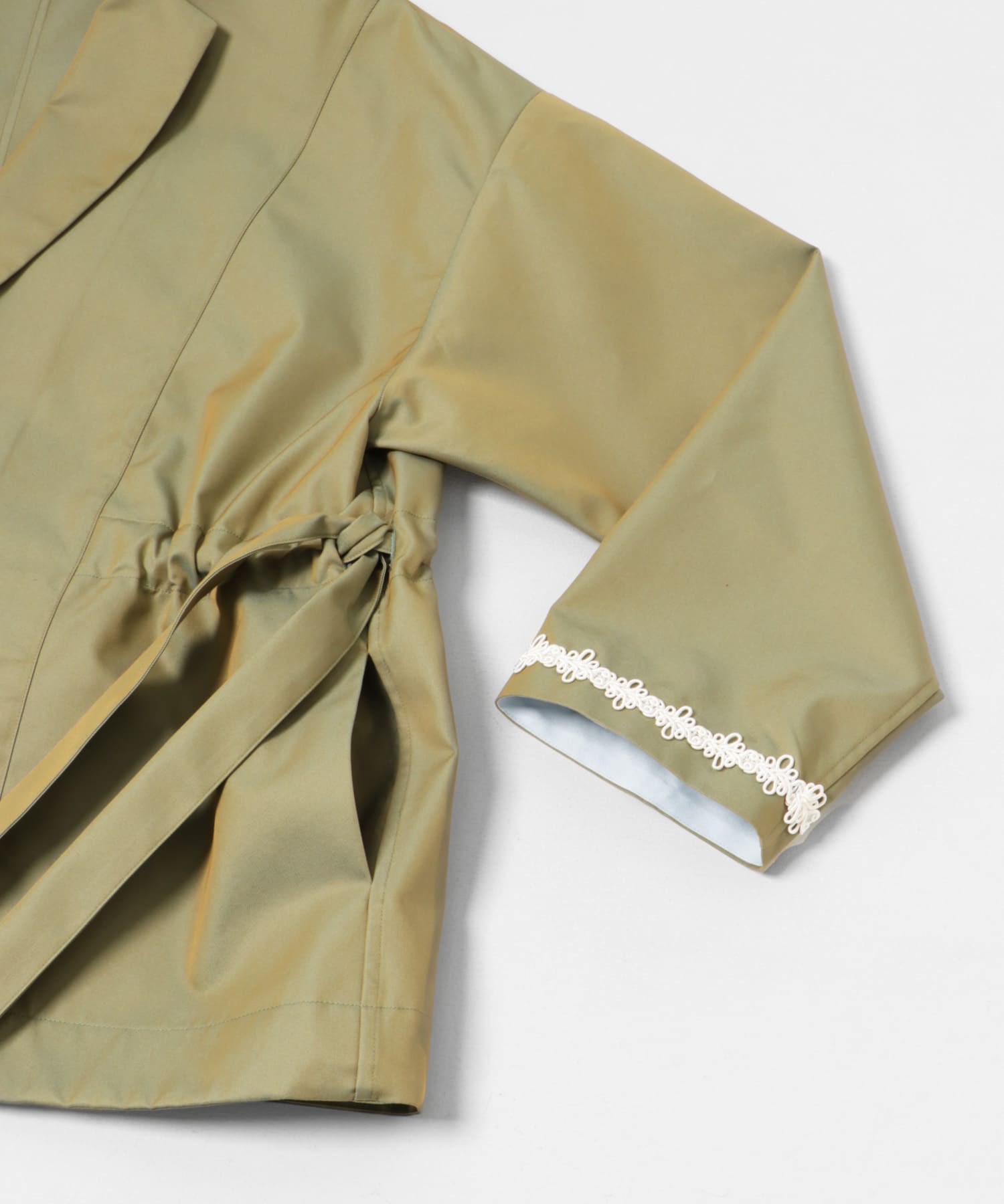 cwtch　DRAWSTRING　JACKET L.KHAKI FREE