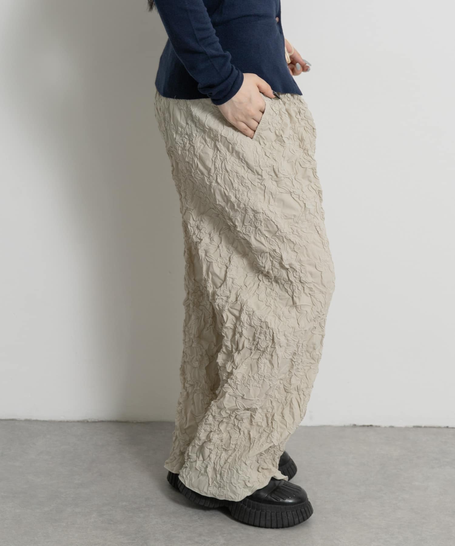 身長：156cm サイズ：one