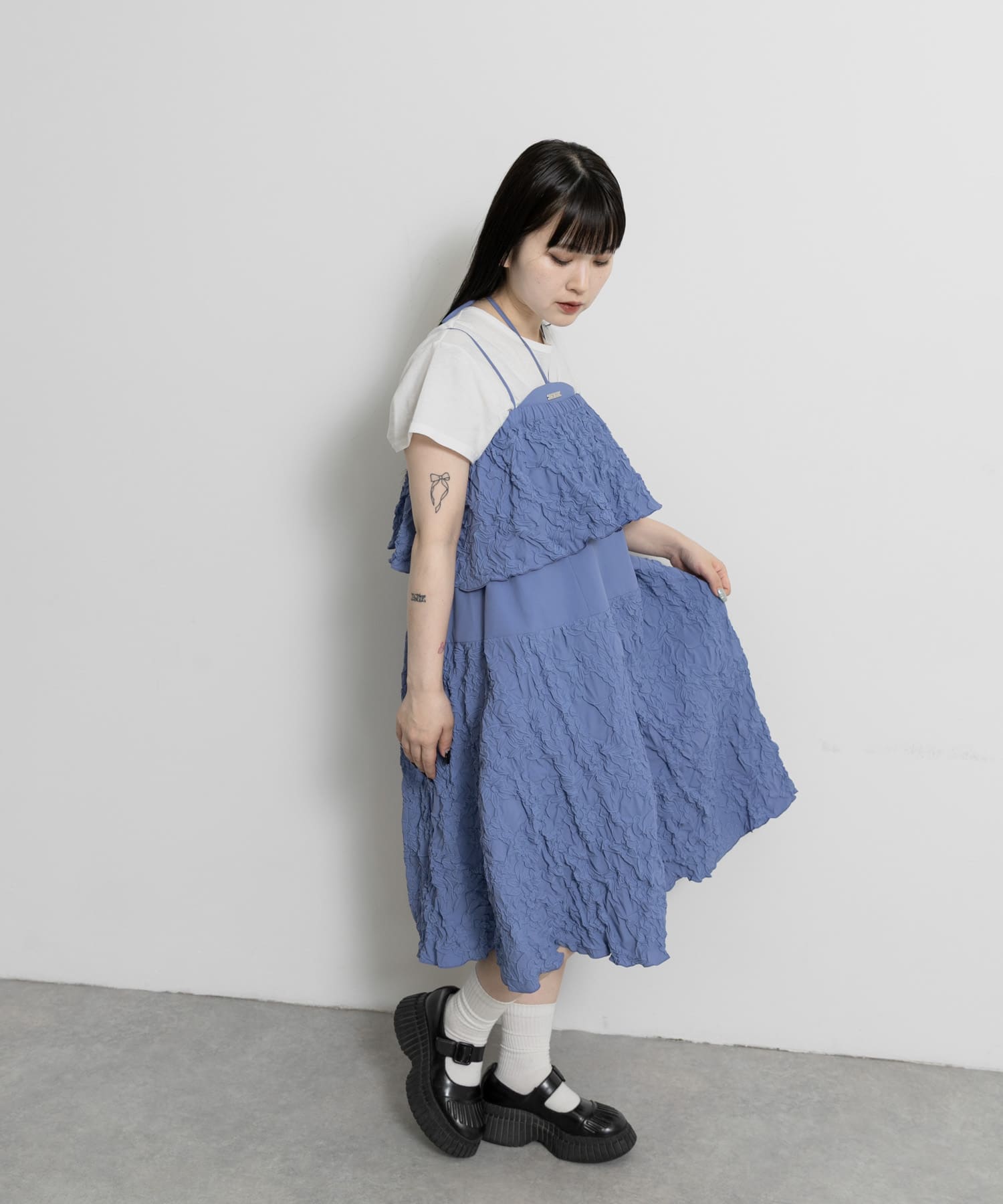 身長：156cm サイズ：one