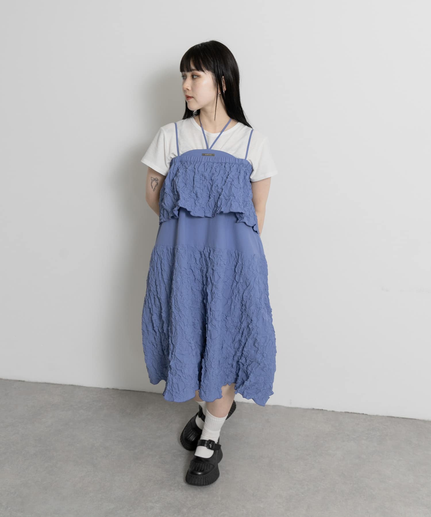 身長：156cm サイズ：one