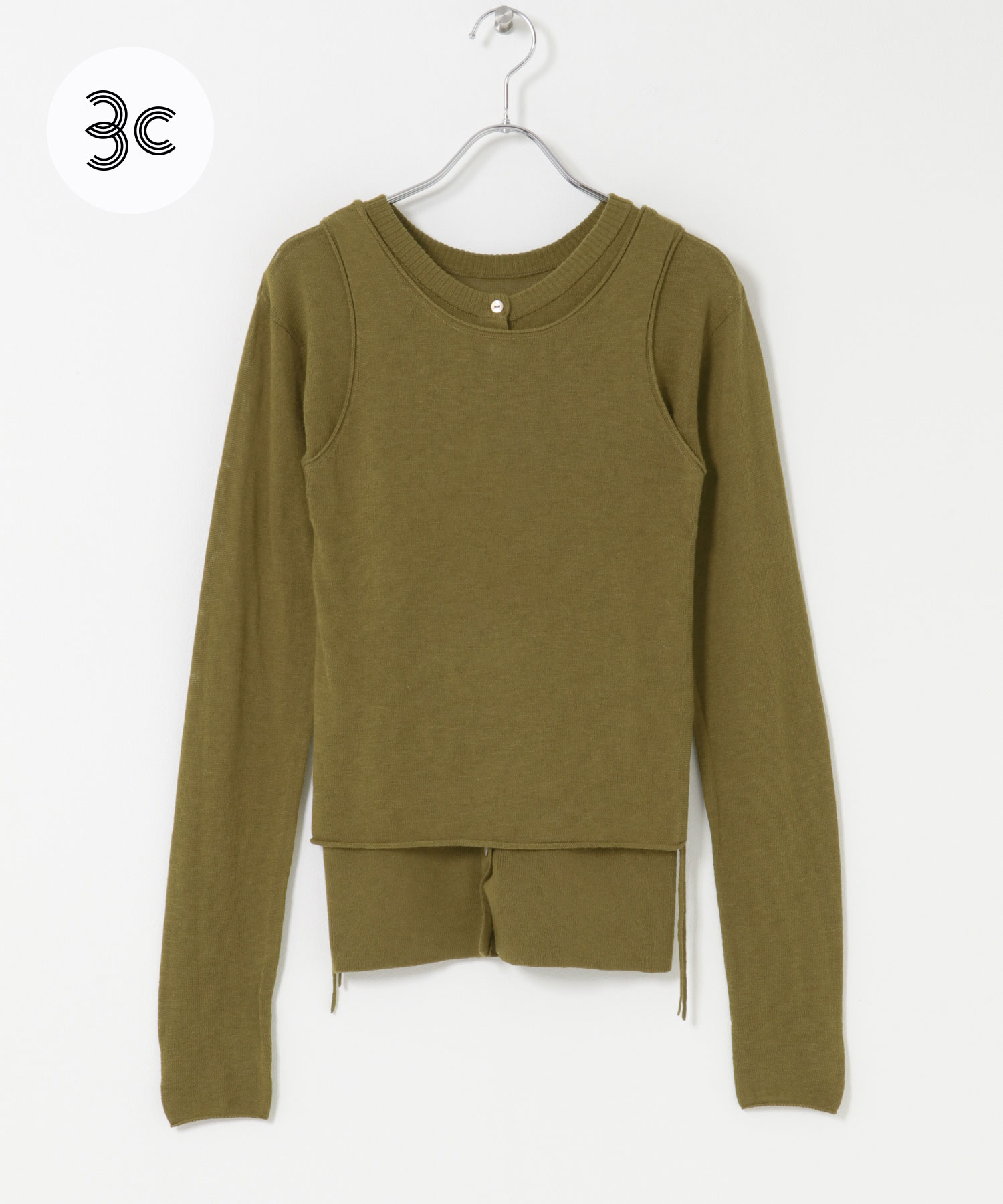 cwtch　LAYERED KNIT TOPS