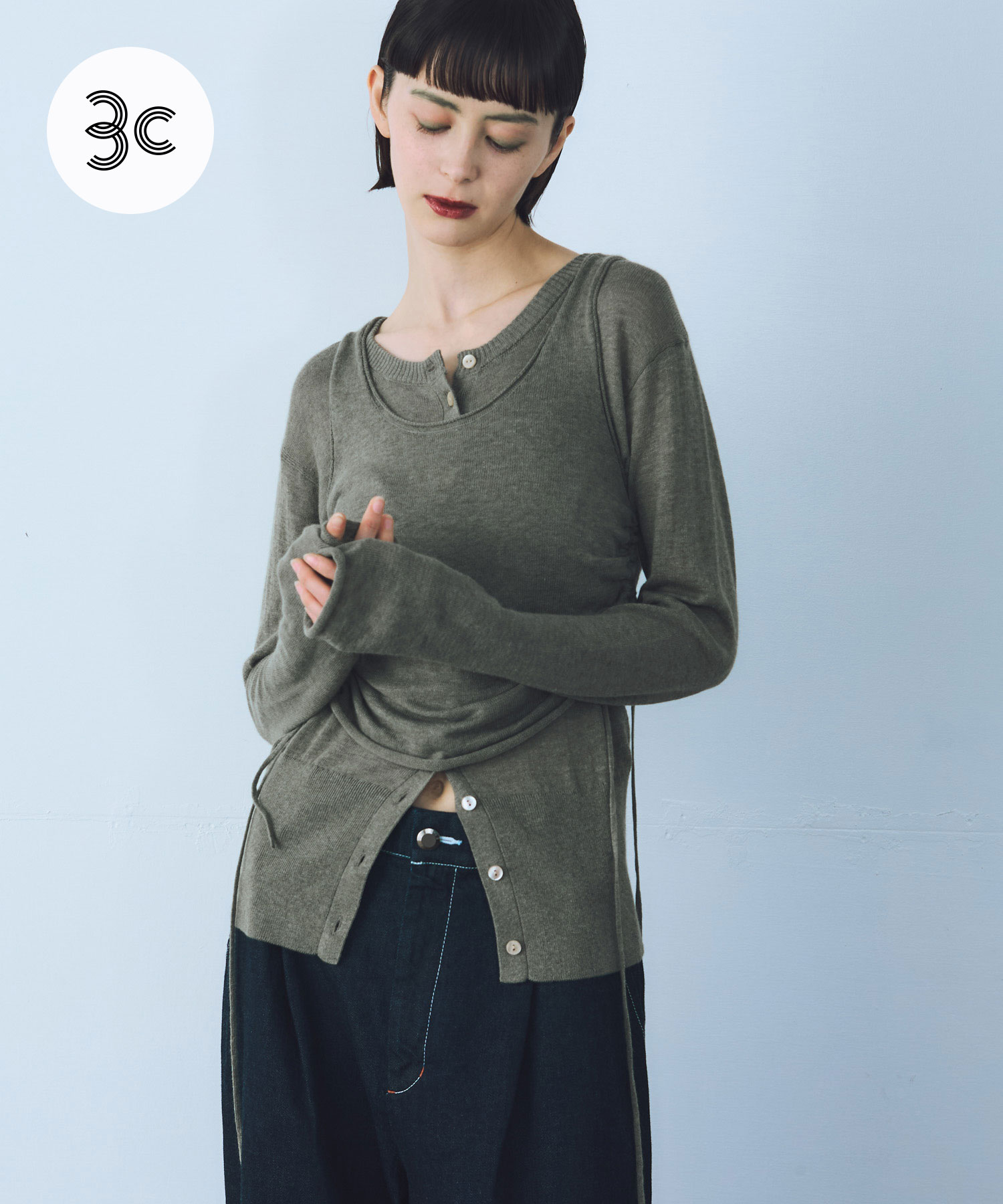 cwtch　LAYERED KNIT TOPS