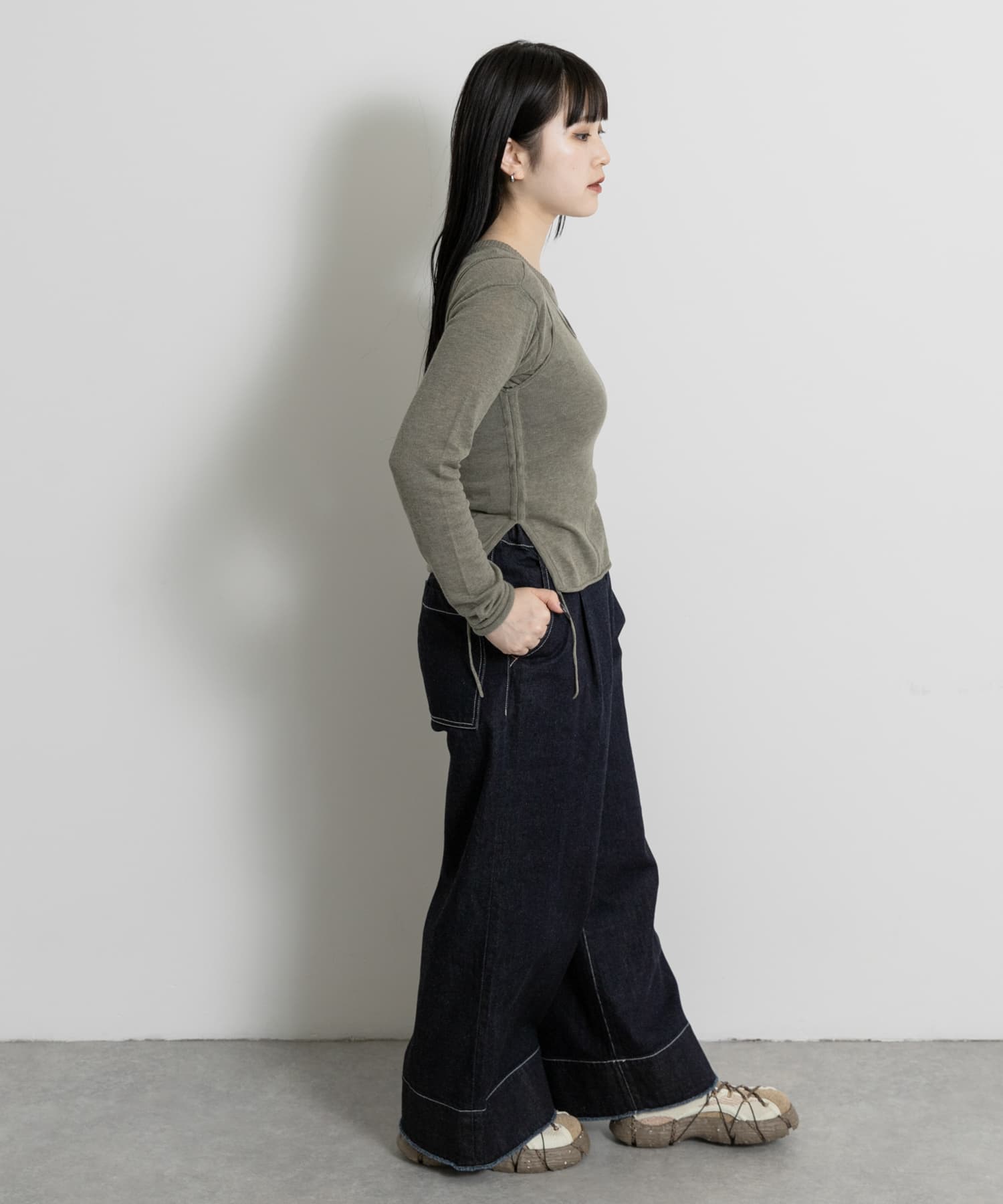 身長：156cm サイズ：one