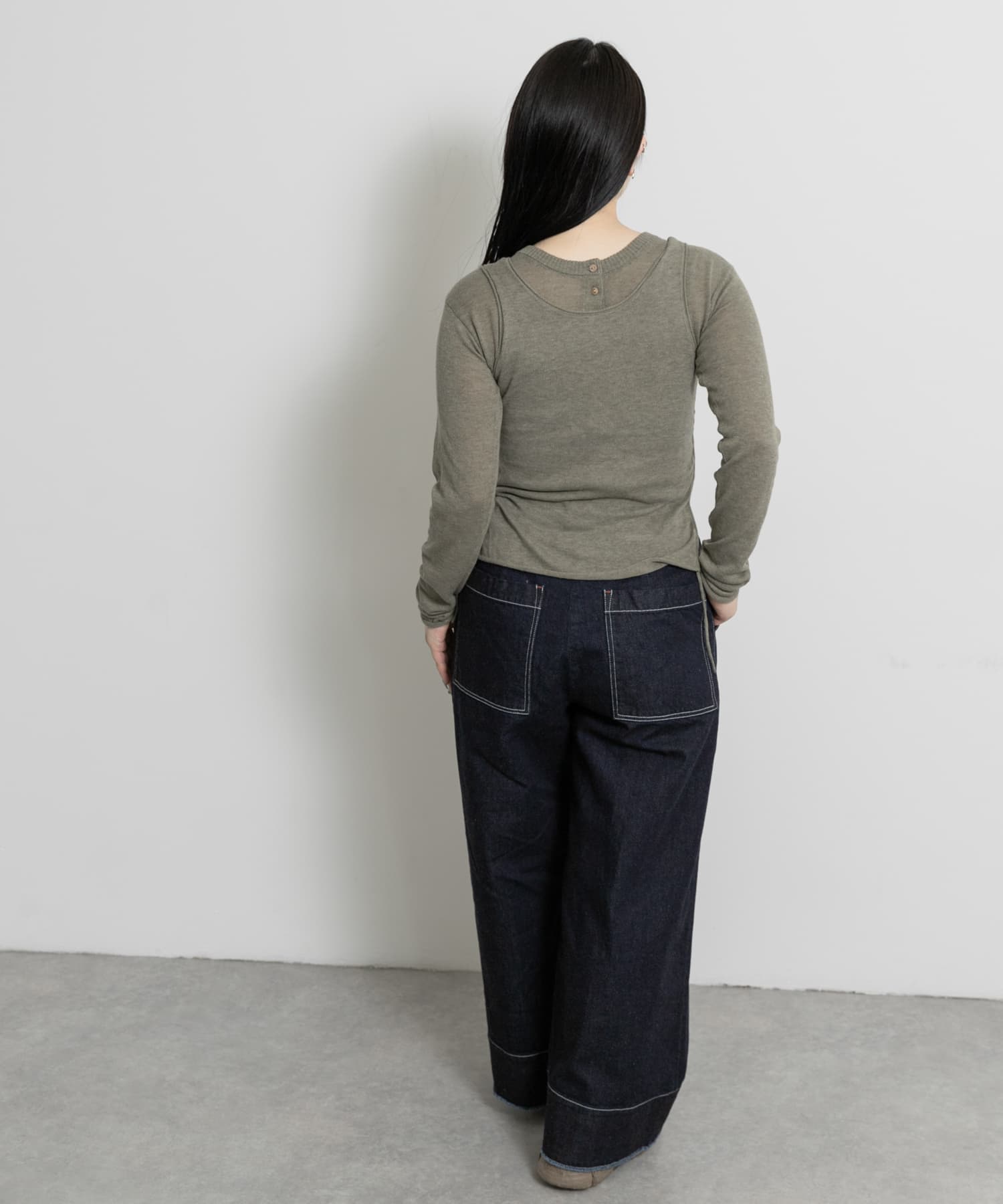 身長：156cm サイズ：one