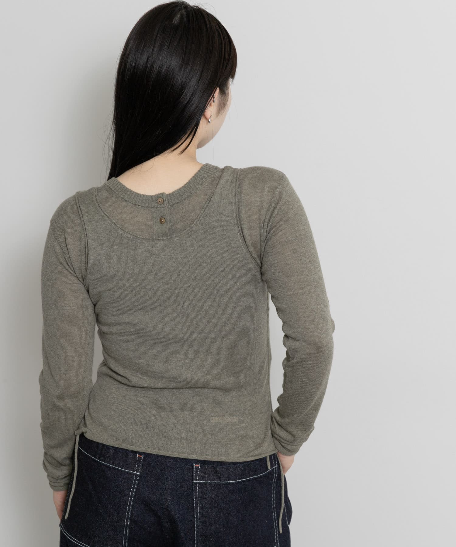 身長：156cm サイズ：one