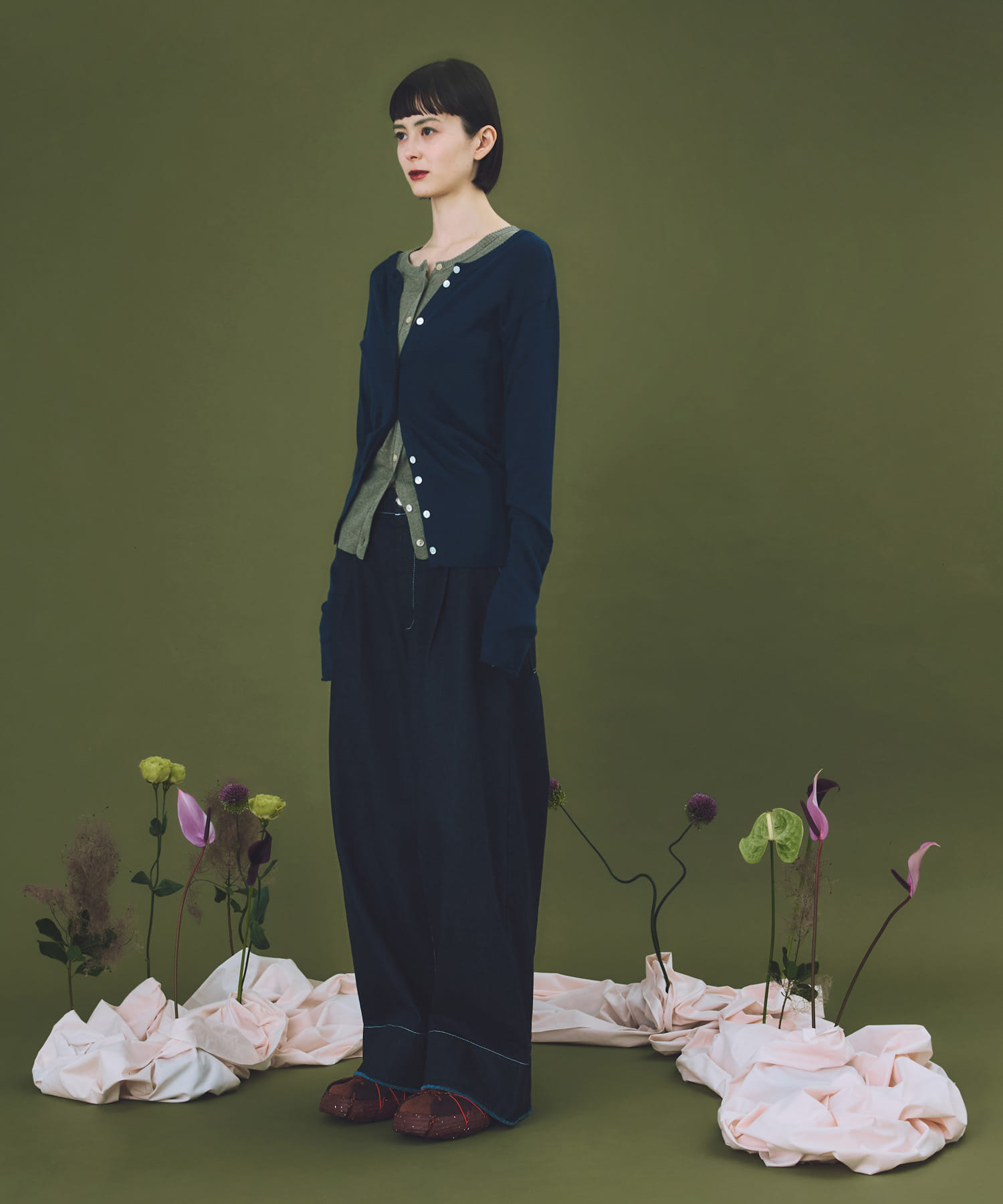 身長：169cm サイズ：one