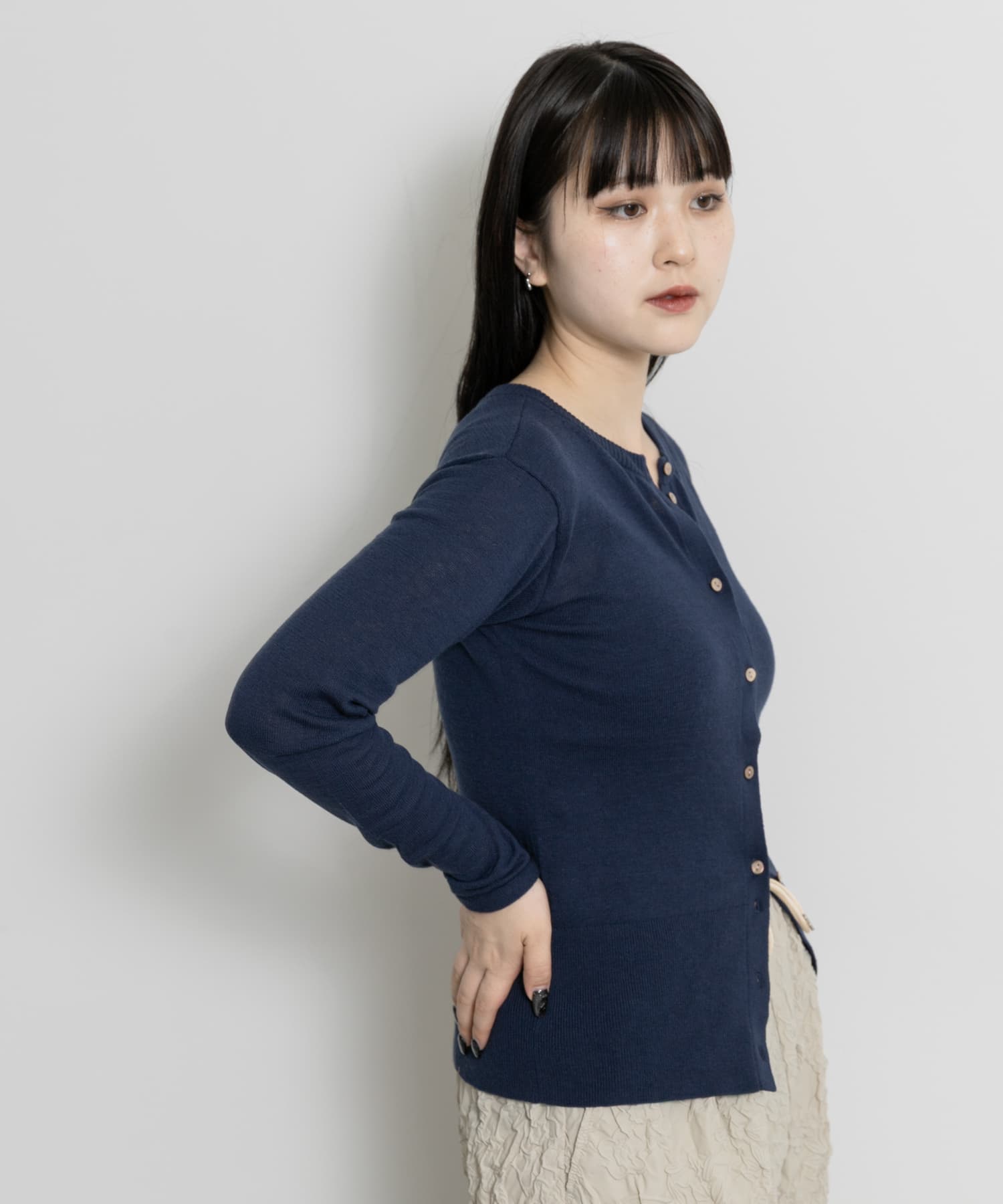 身長：156cm サイズ：one