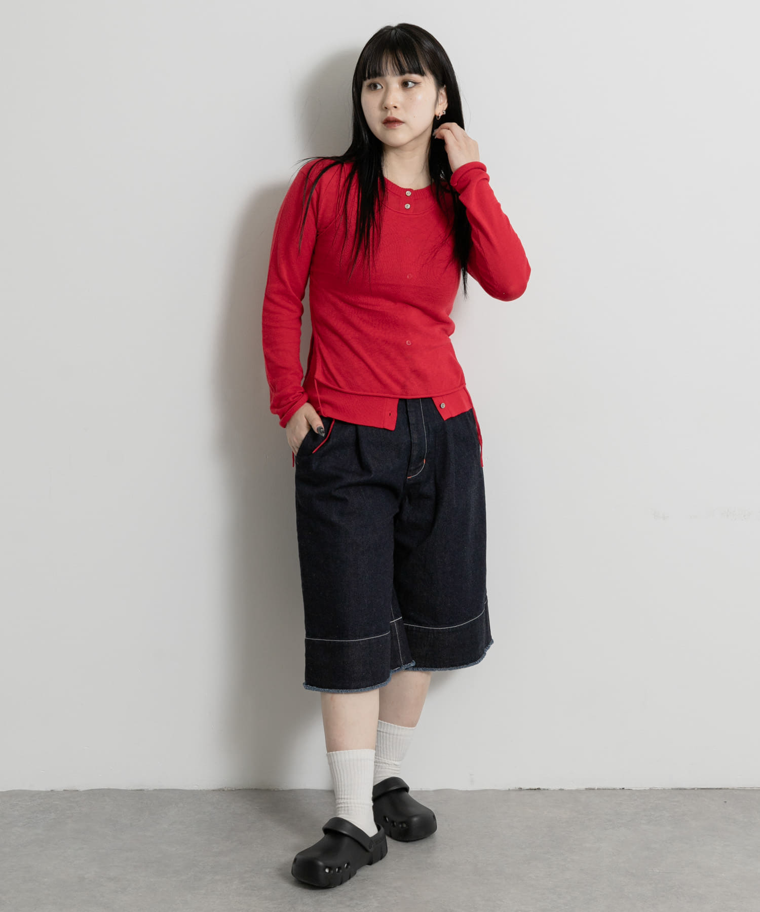 身長：156cm サイズ：one